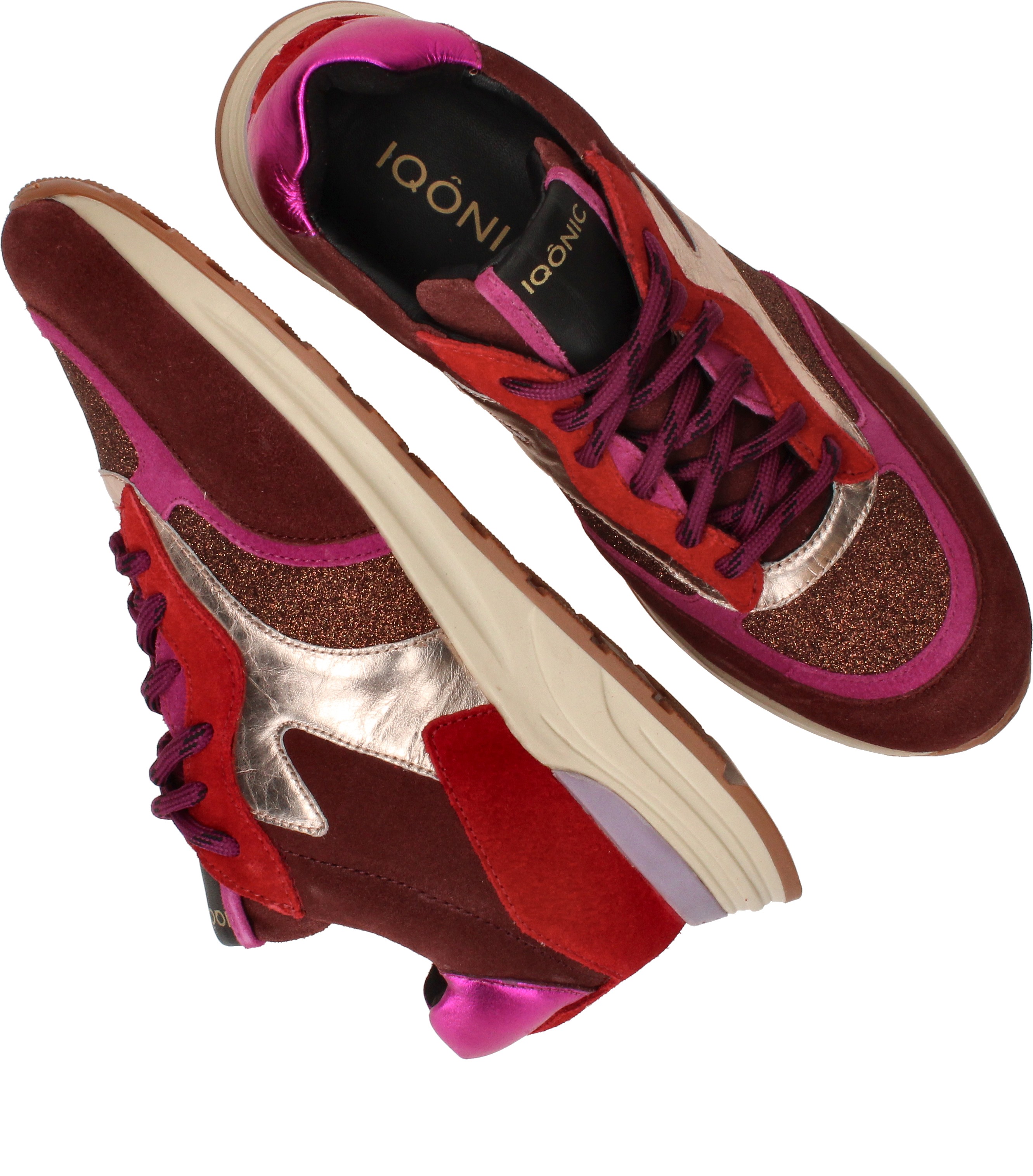 IQÔNIC Sneakers  Rood – foto 3