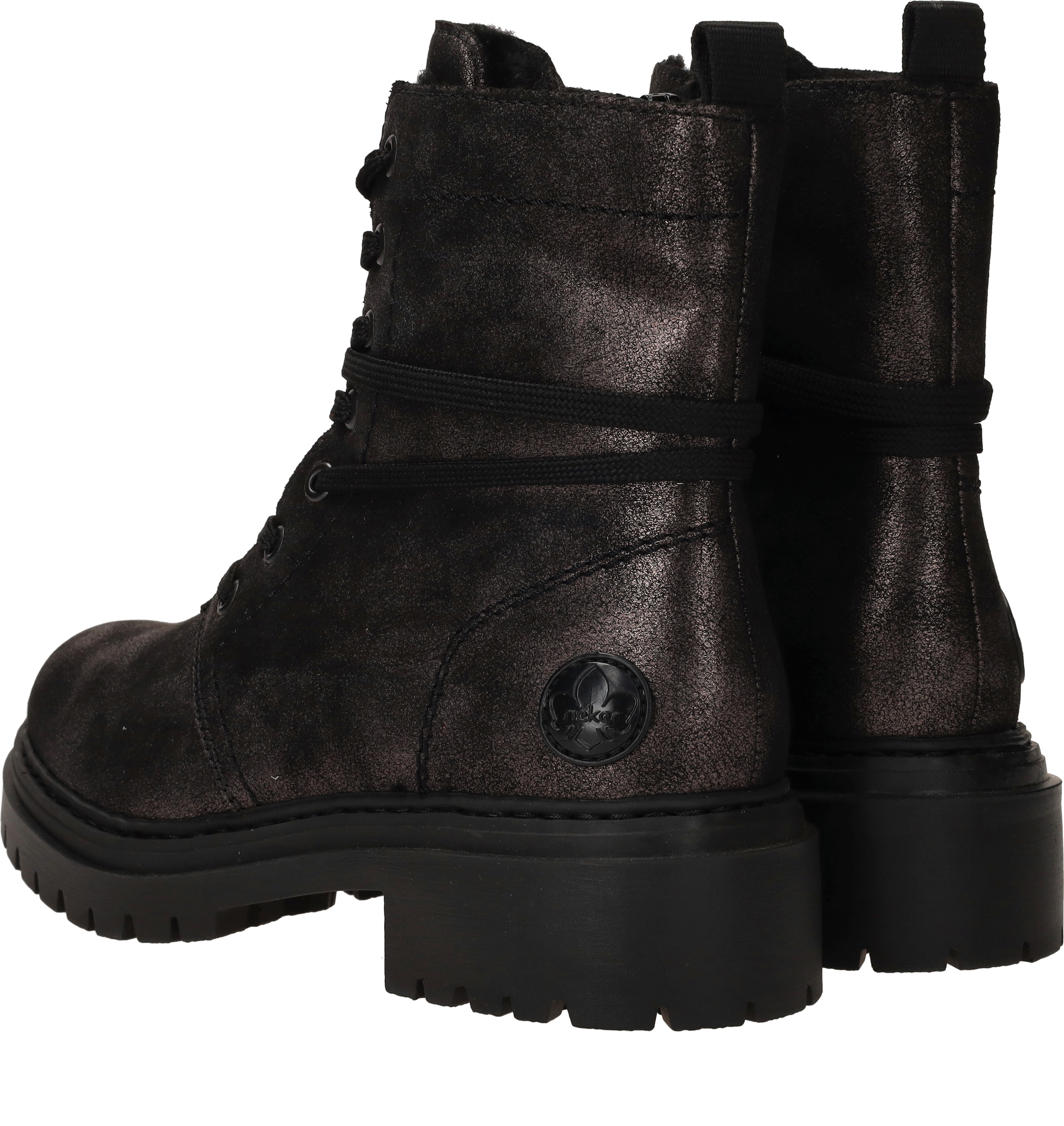 Rieker Veterboots  Zwart – foto 2