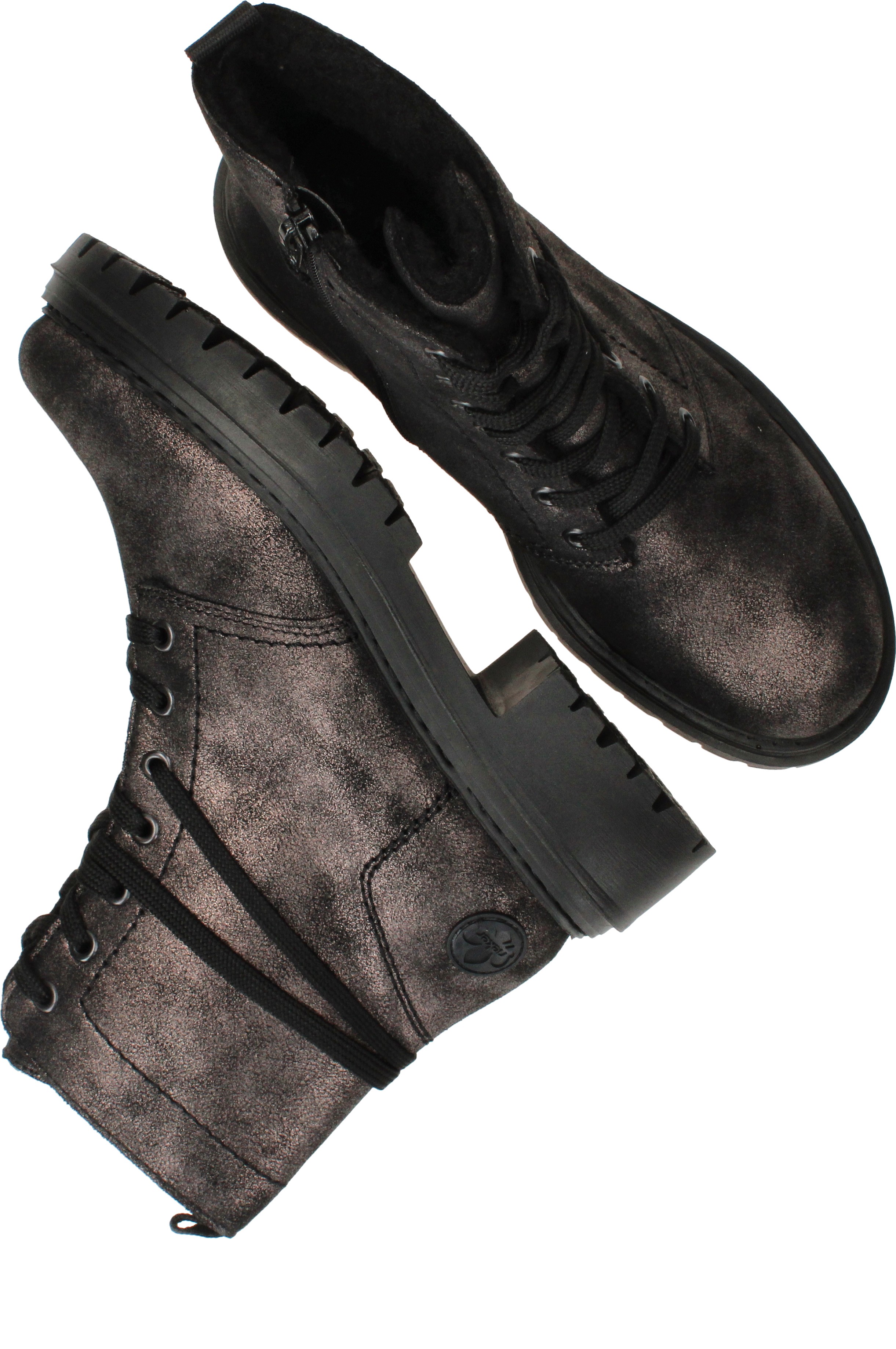 Rieker Veterboots  Zwart – foto 3