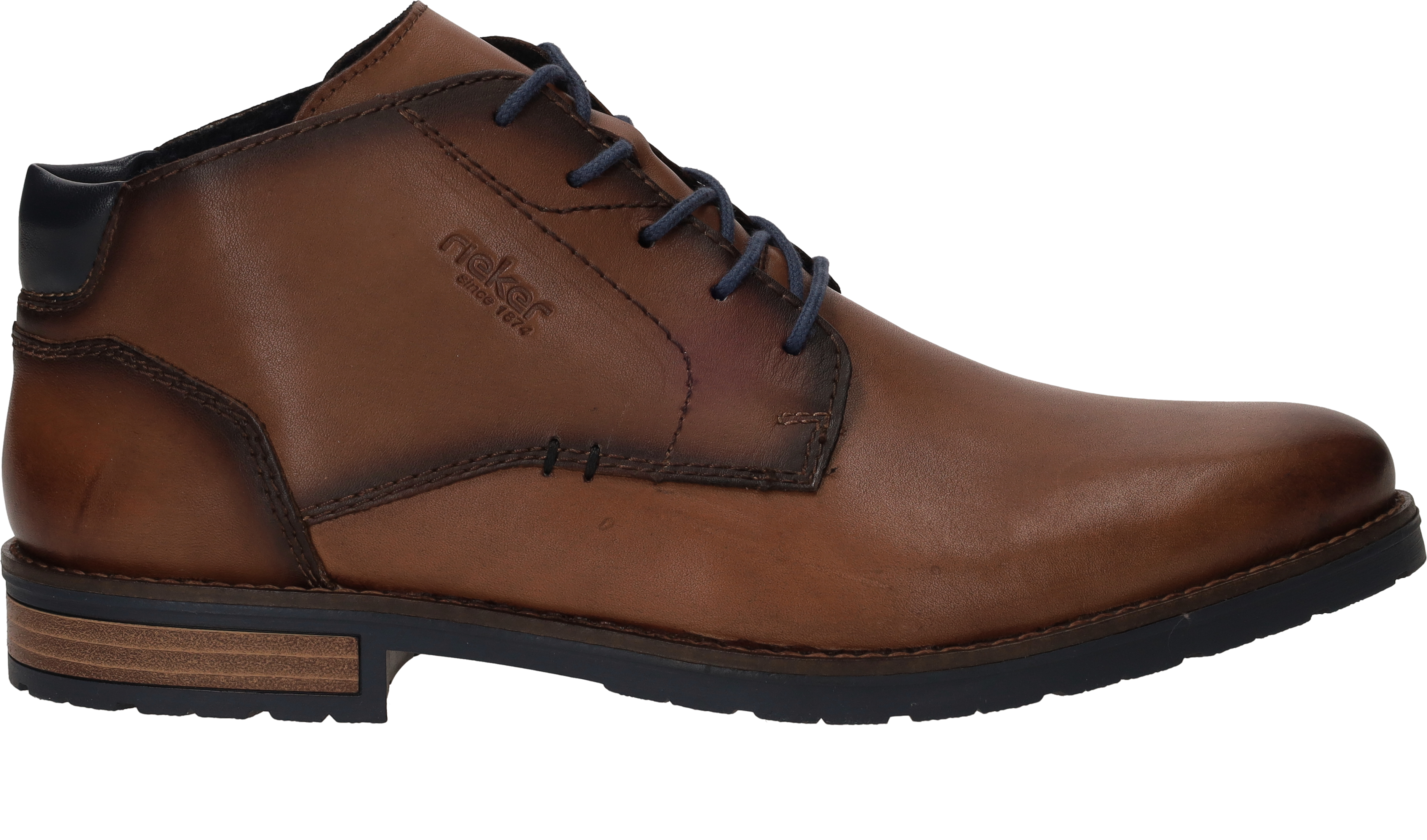 Rieker Veterschoenen Heren Cognac