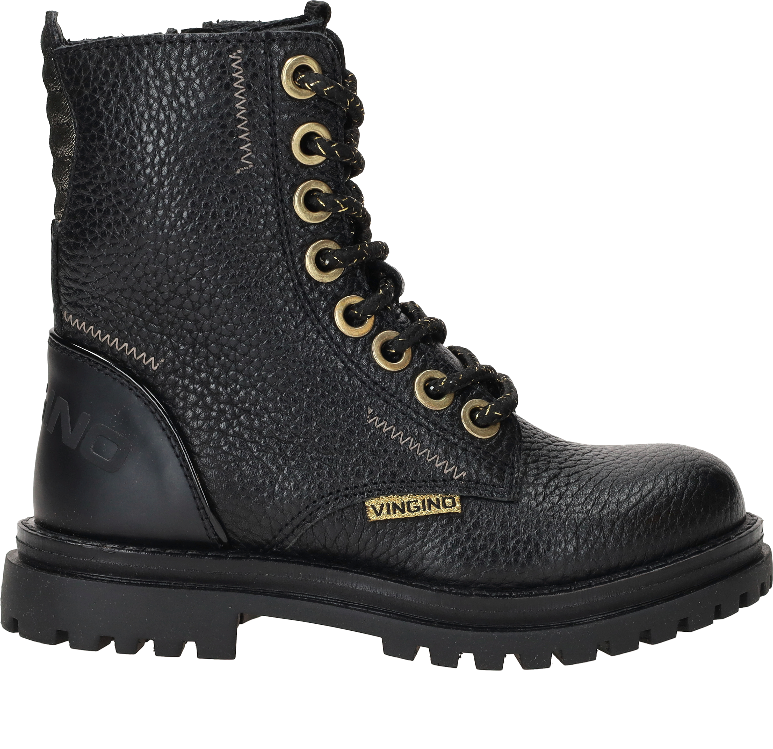 Vingino Shirley Veterboots Zwart