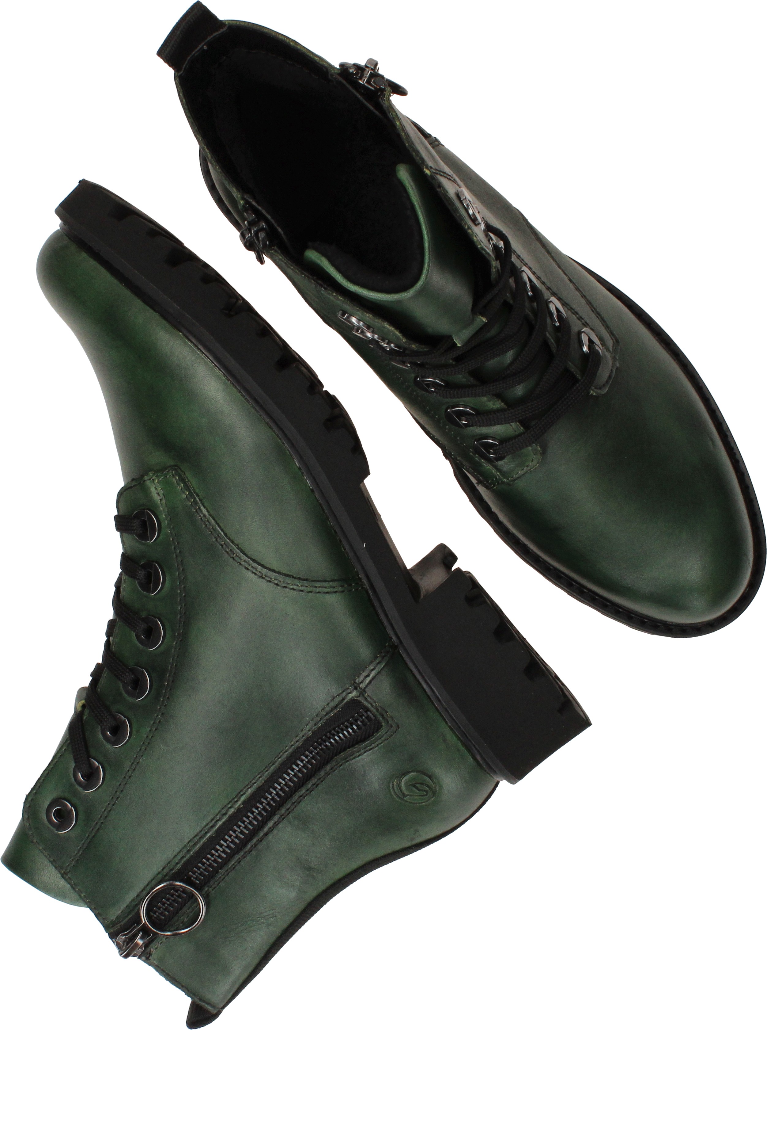 Groene Veterlaarzen voor Dames • Tot 50% Korting • Dresscode.nl