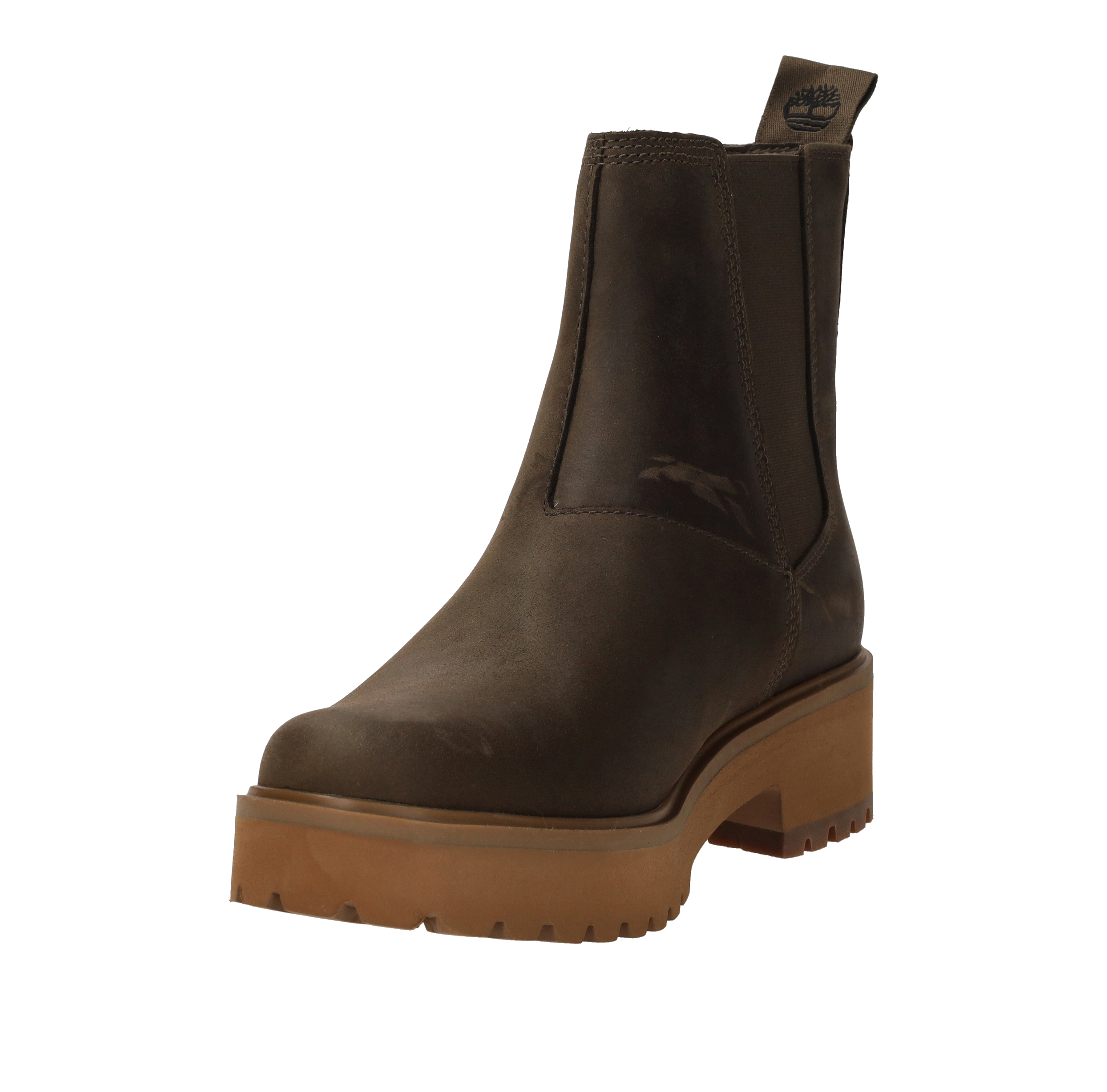 Timberland Carnaby Cool Mid Chelseaboots Groen Dames | Durlinger.com