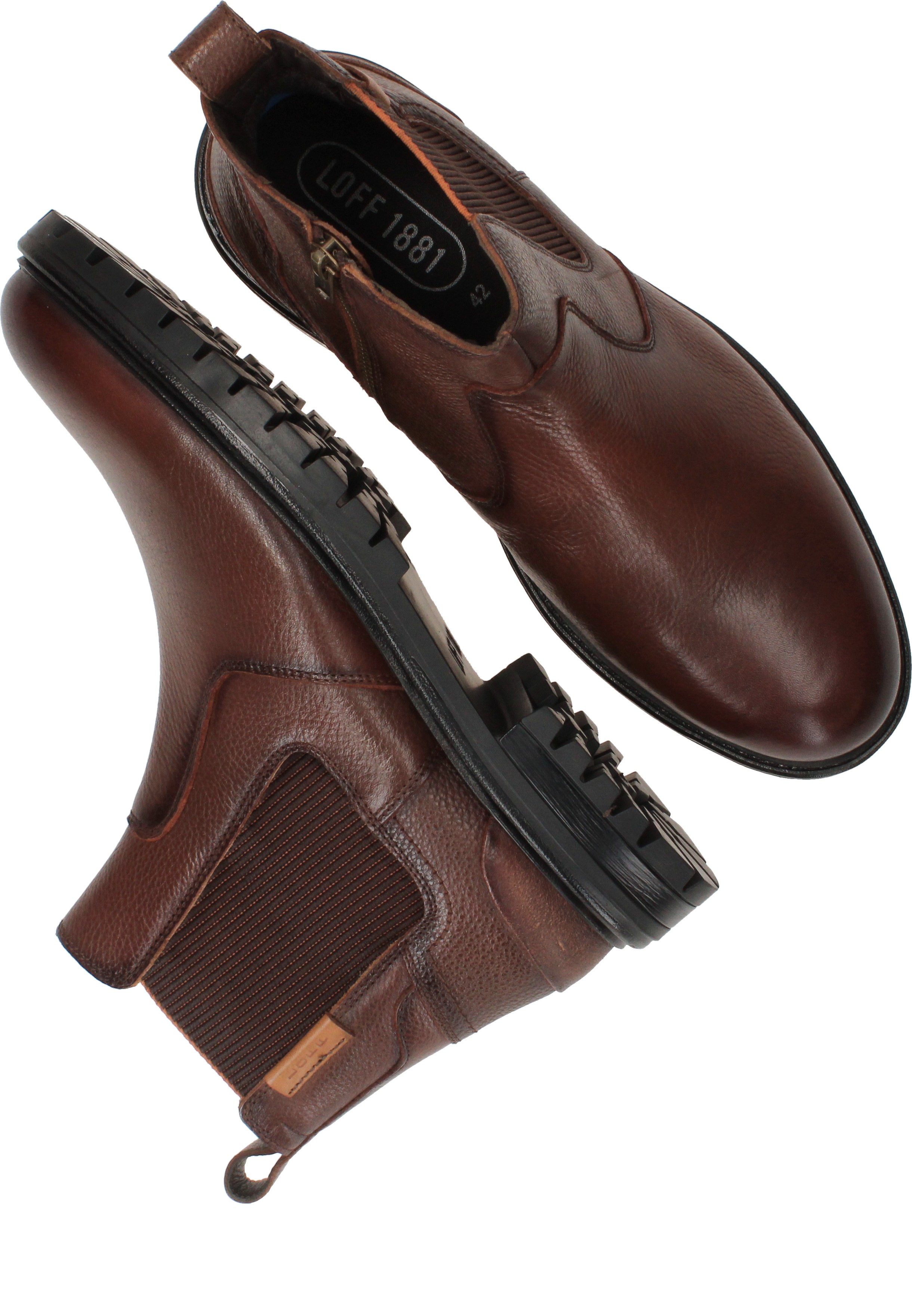 LOFF 1881 Chelseaboots Heren Bruin – foto 3