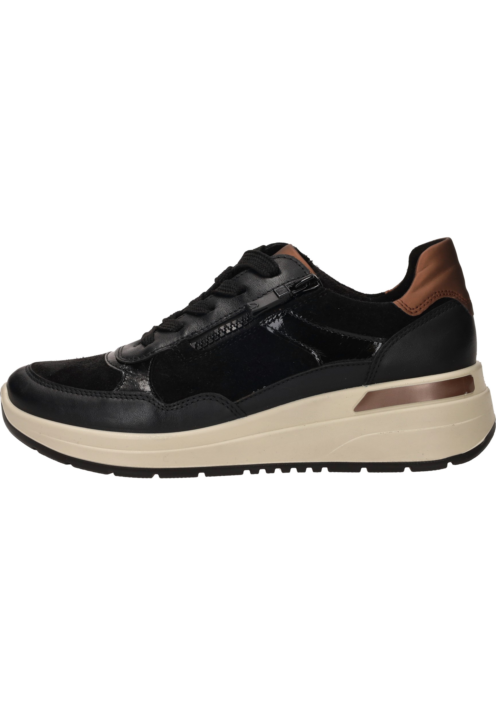 Ara Garda Sneakers Dames Zwart