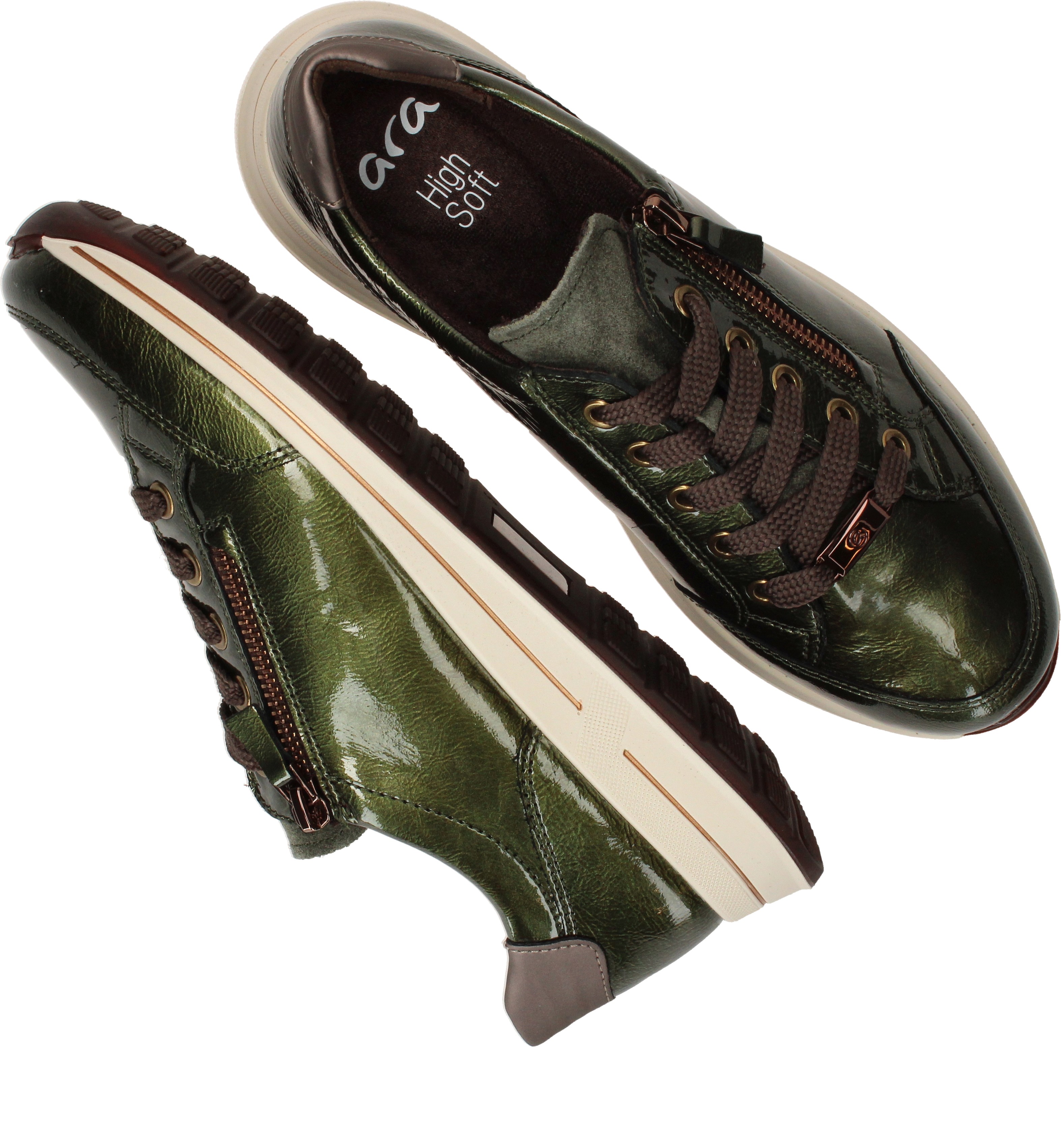 Ara Osaka 2.0 Sneakers Dames Groen – foto 3