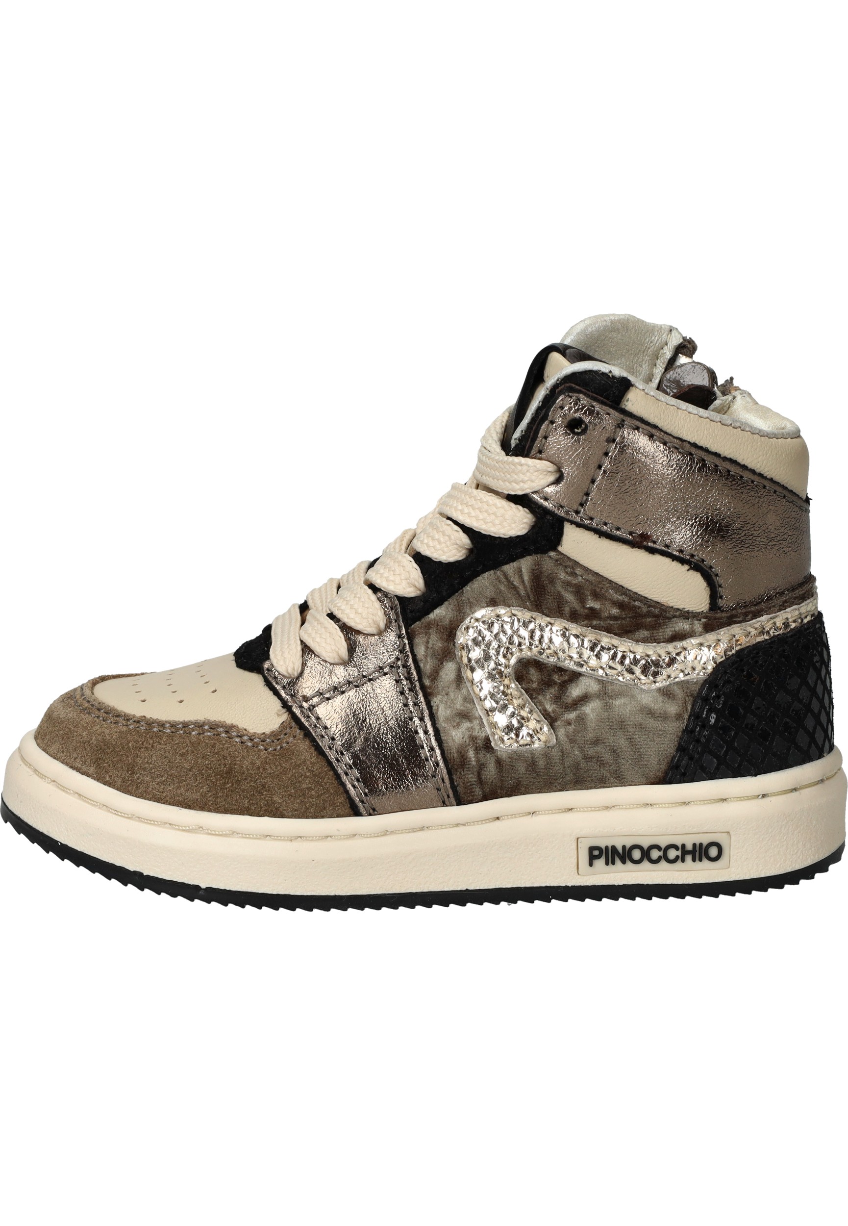 Pinocchio Sneakers Meisjes Taupe – foto 5