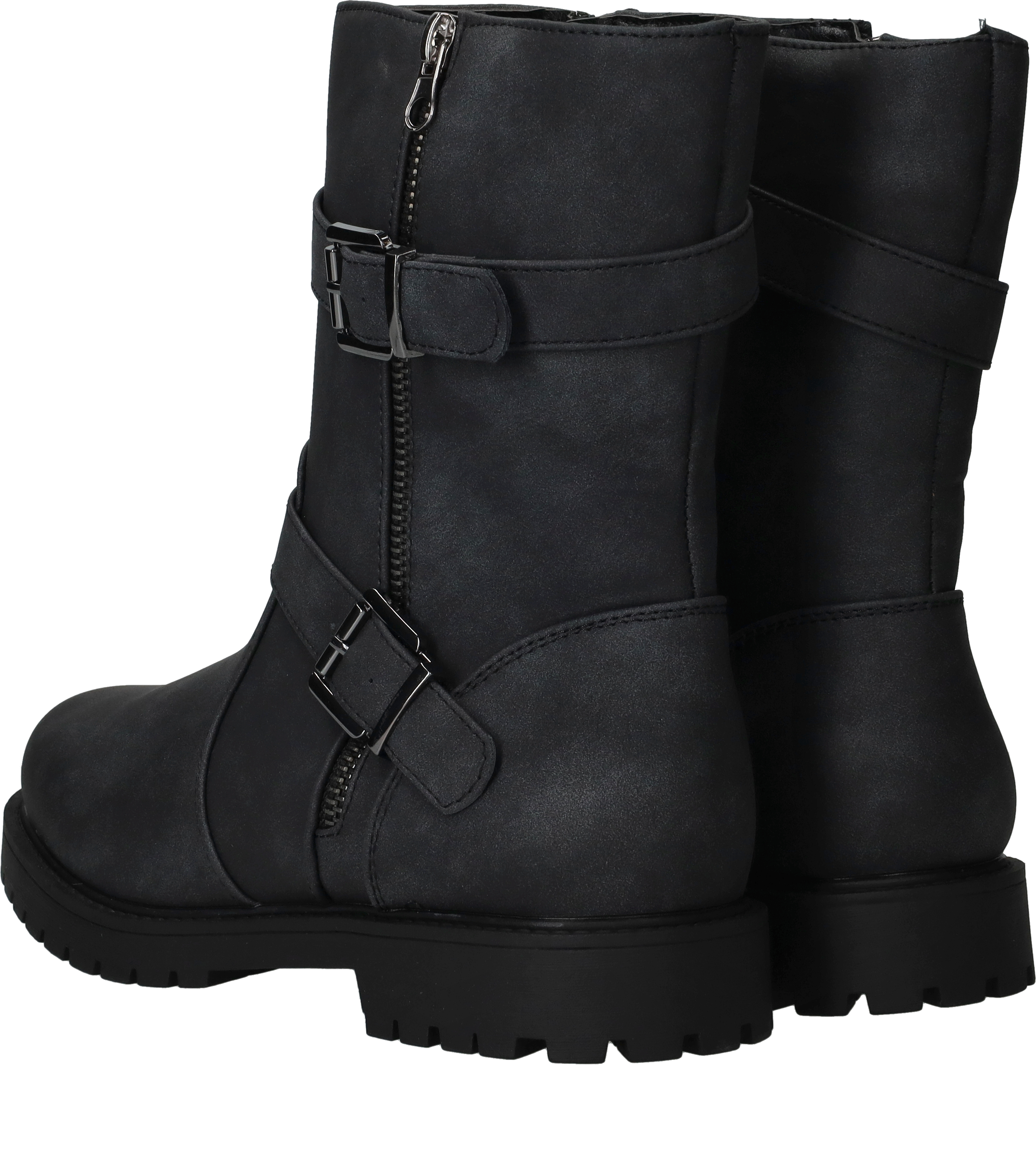 DSTRCT Bikerboots Dames Zwart – foto 2