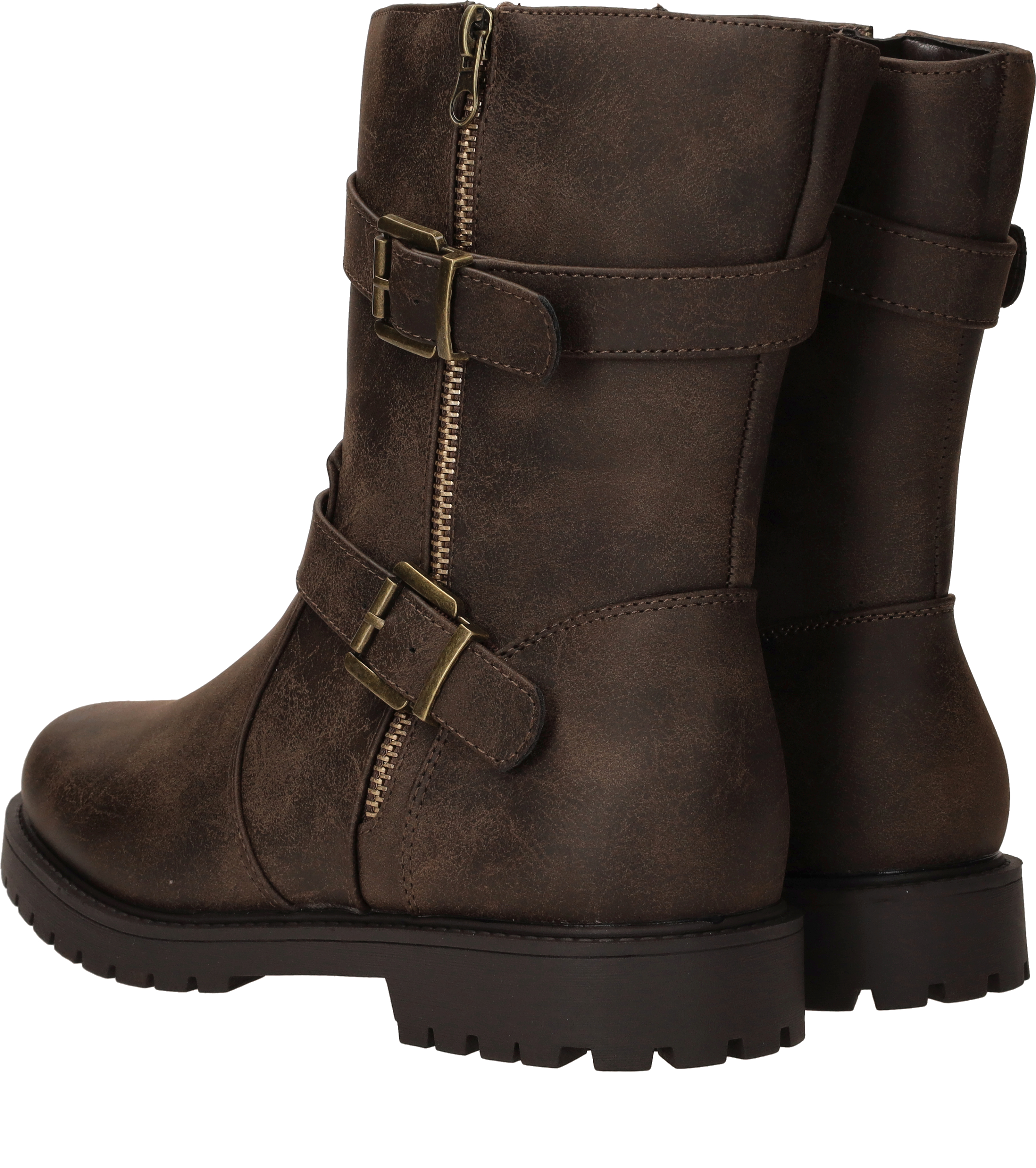 DSTRCT Bikerboots Dames Bruin – foto 2