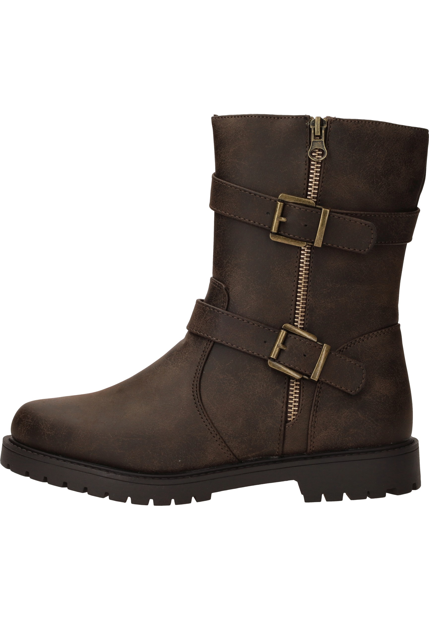 DSTRCT Bikerboots Dames Bruin – foto 5