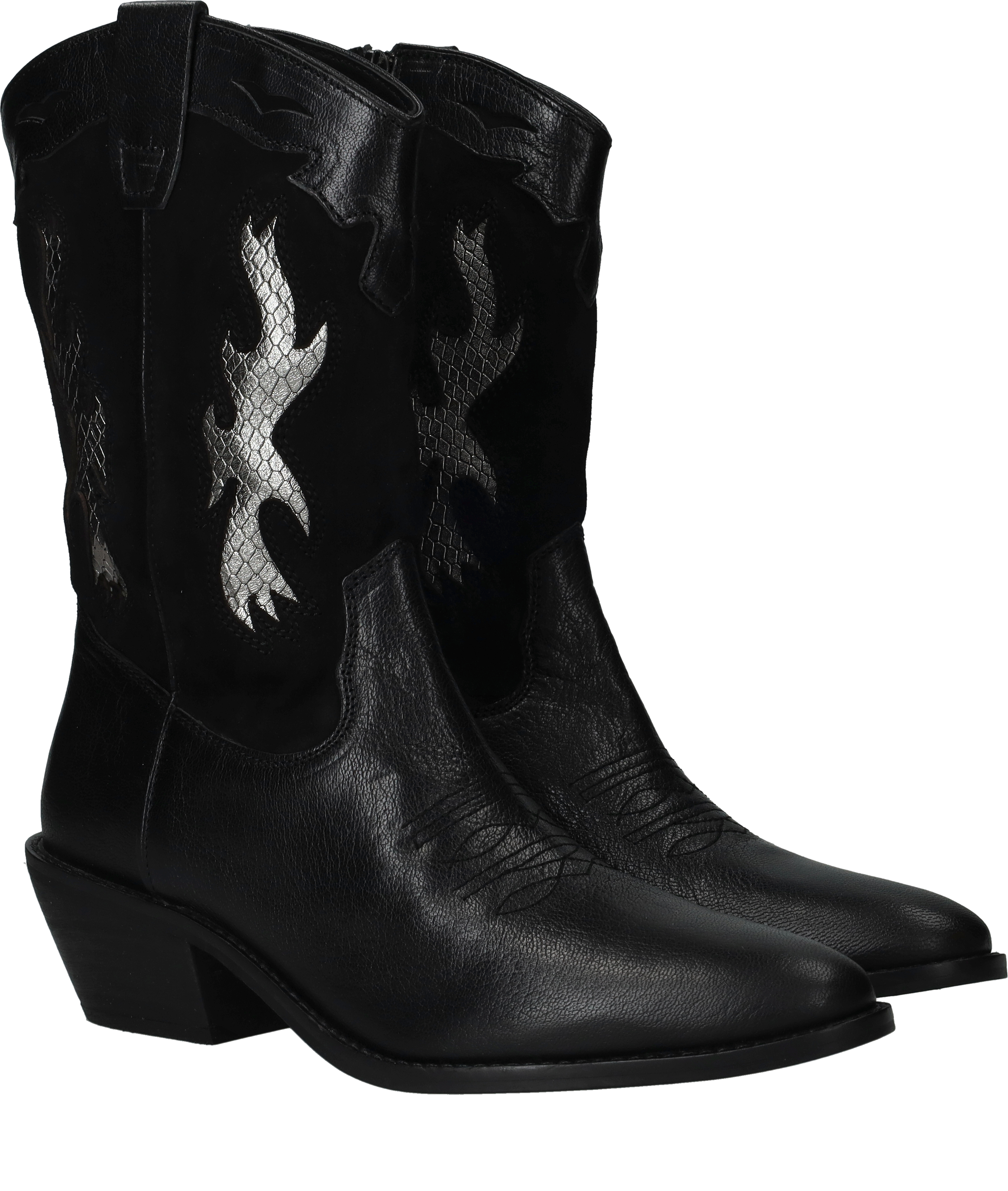 LOFF 1881 Westernboots Dames Zwart