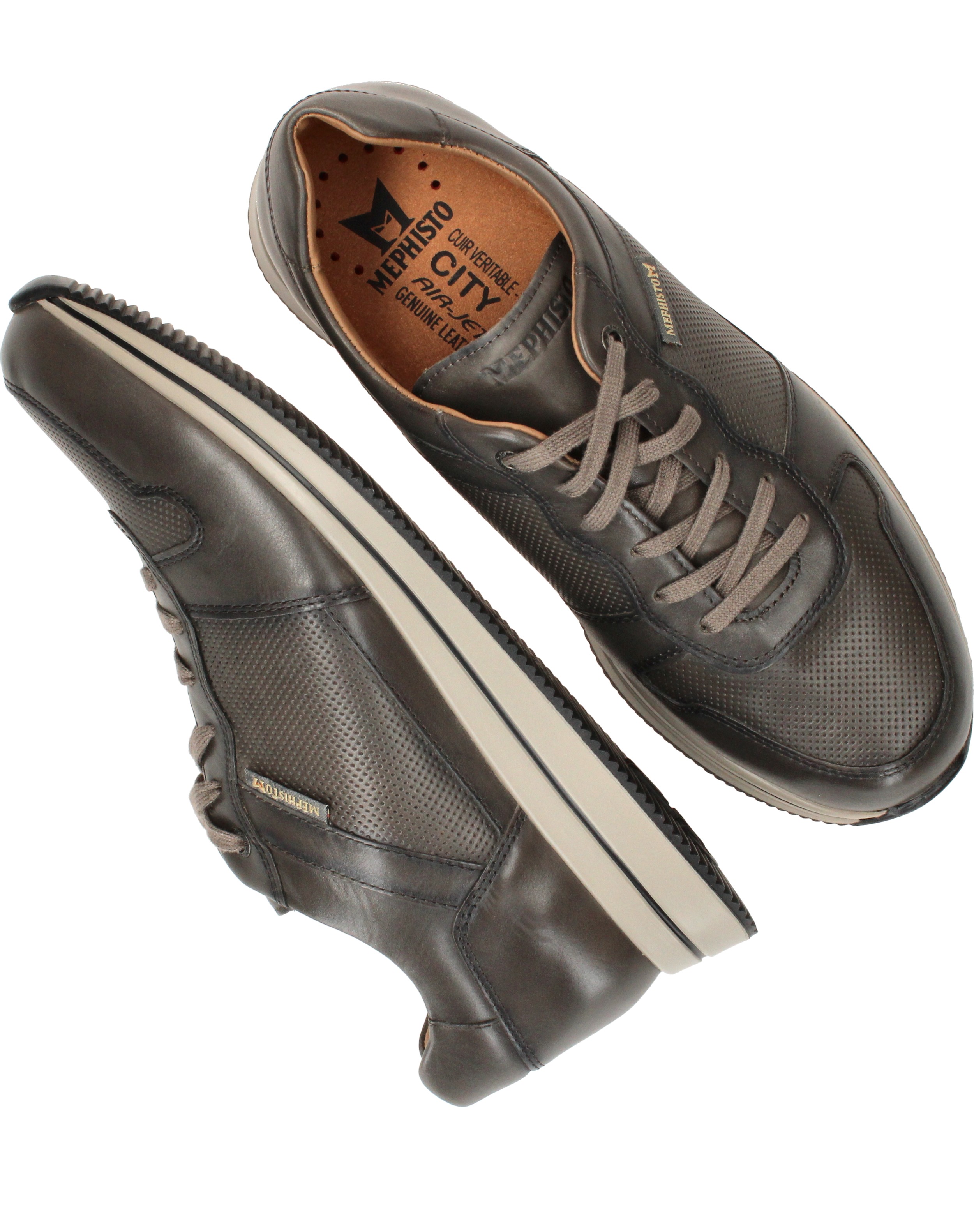 Mephisto Gerome Randy Sneakers Heren Grijs, sneaker voor heren – foto 4