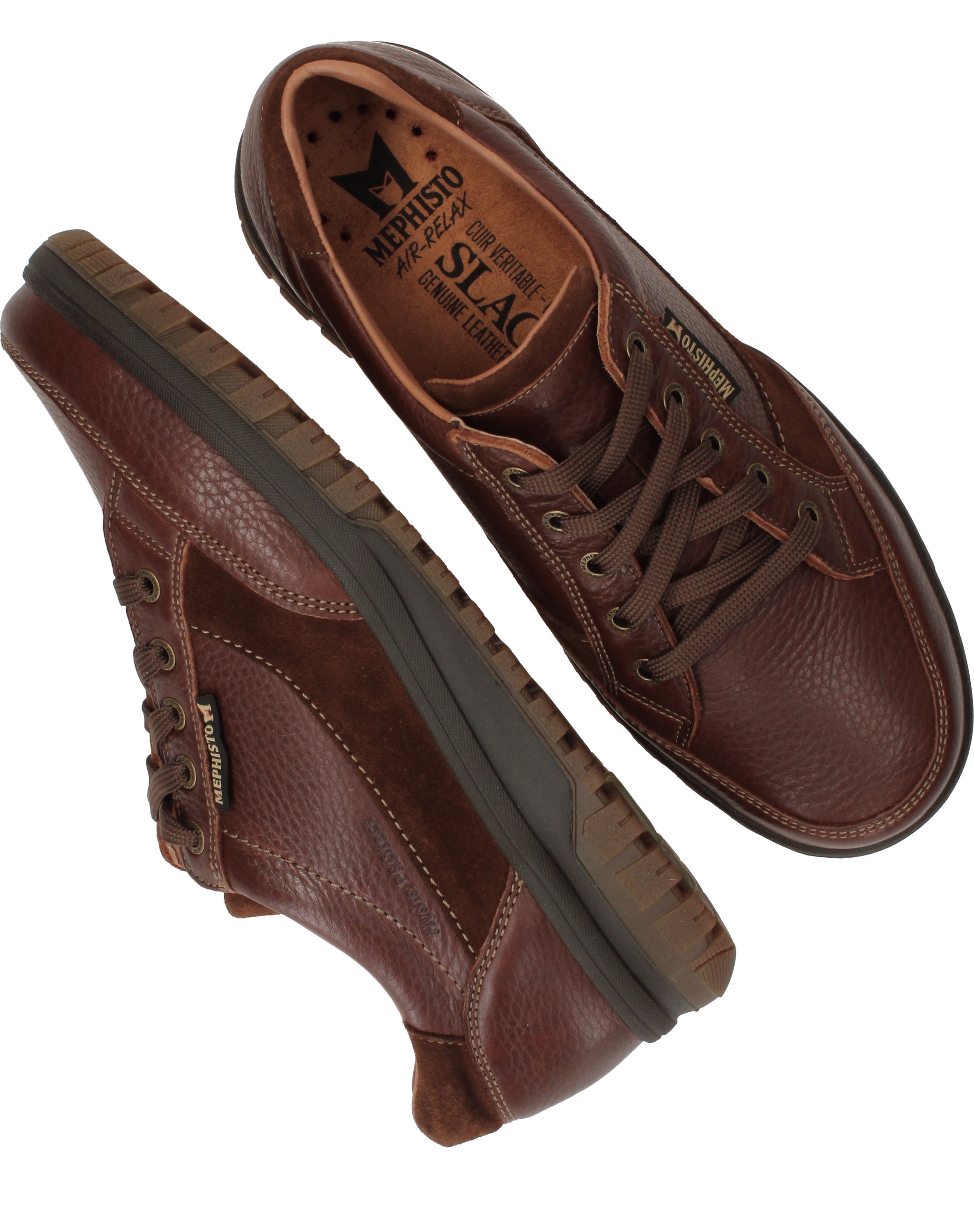 Mephisto Paco Montana Veterschoenen Heren Bruin, veterschoen voor heren – foto 4