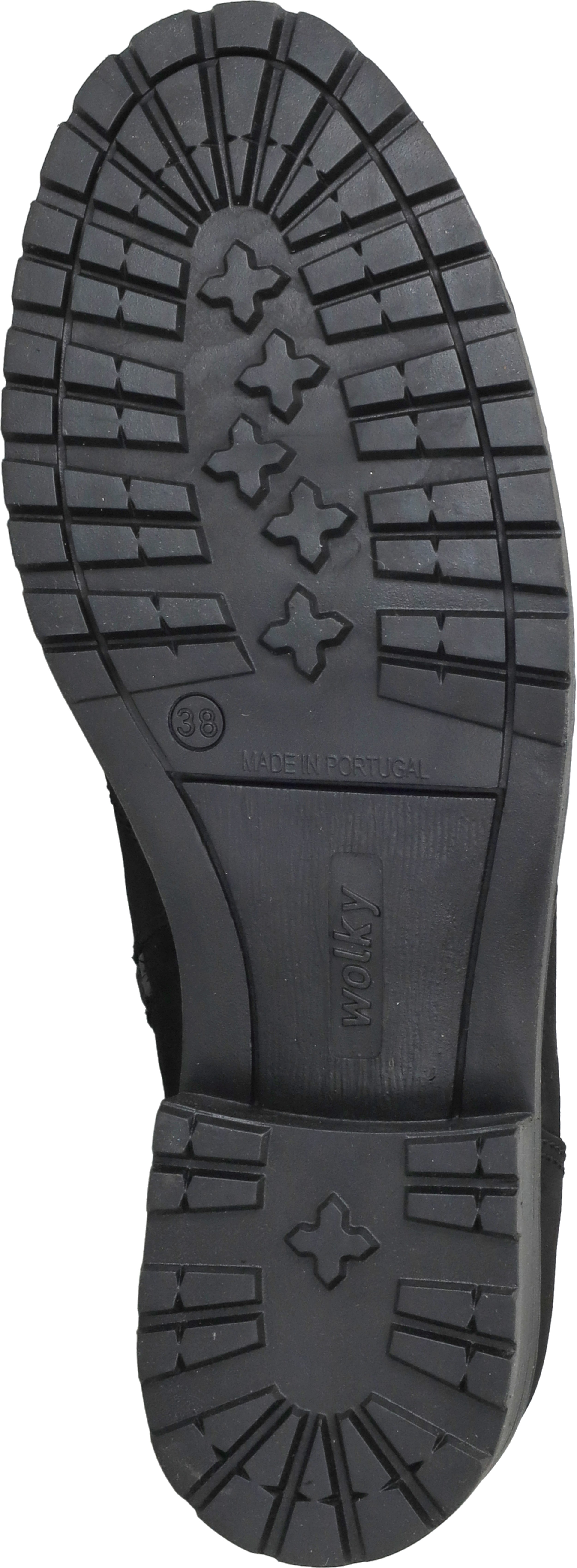 Wolky Laarzen Quinta FF zwart nubuck
