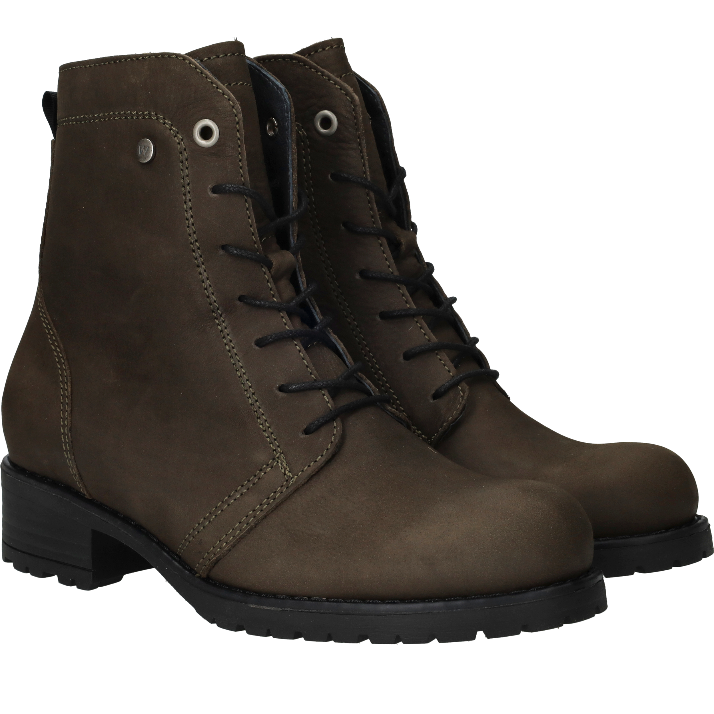 Wolky Quinta F2F Longbeach Veterboots Groen, veterboot voor unisex – foto 2