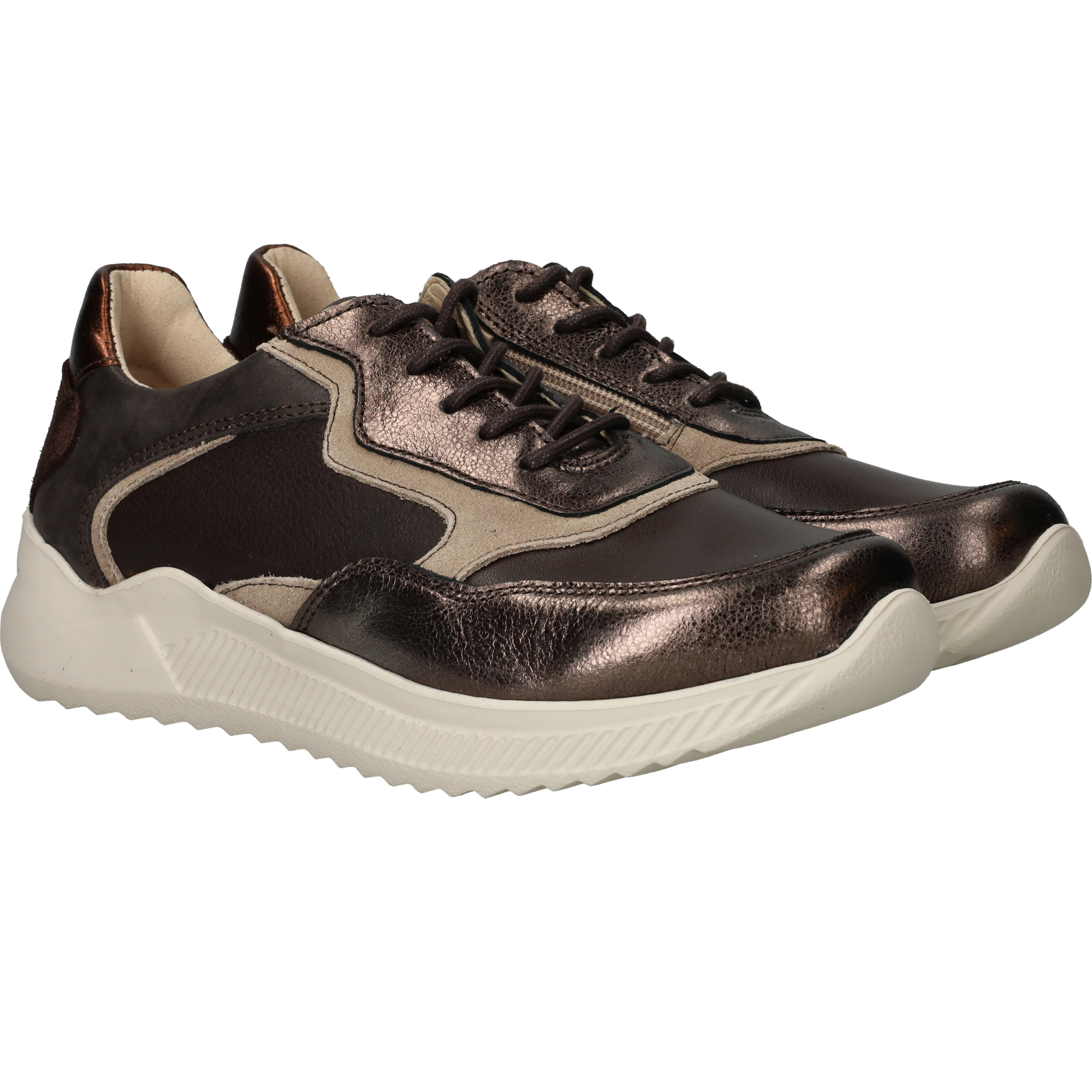 Wolky E-Way S2F Sneakers Dames Bruin, sneaker voor dames – foto 2