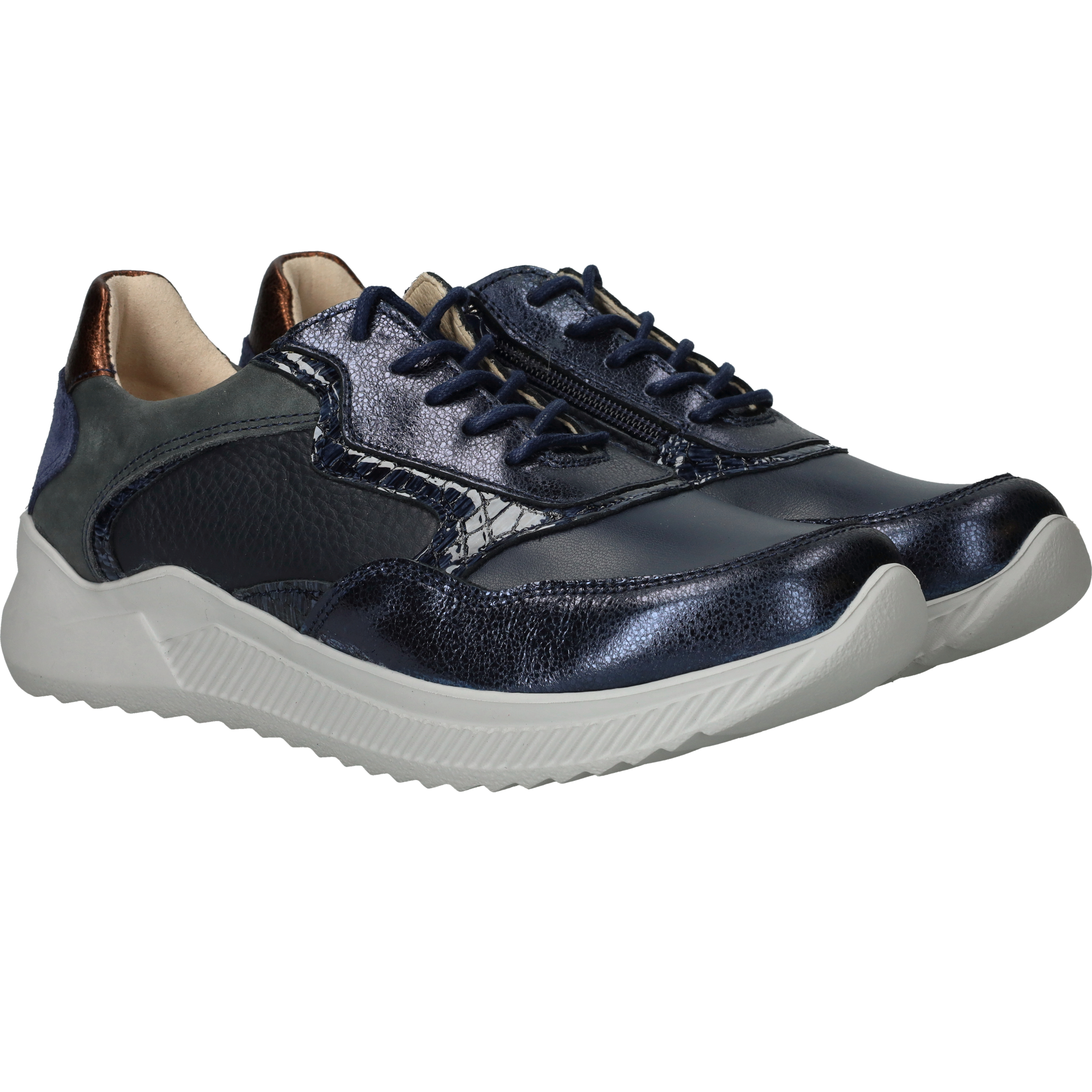 Wolky E-Way S2F Sneakers Dames Blauw, sneaker voor dames – foto 2