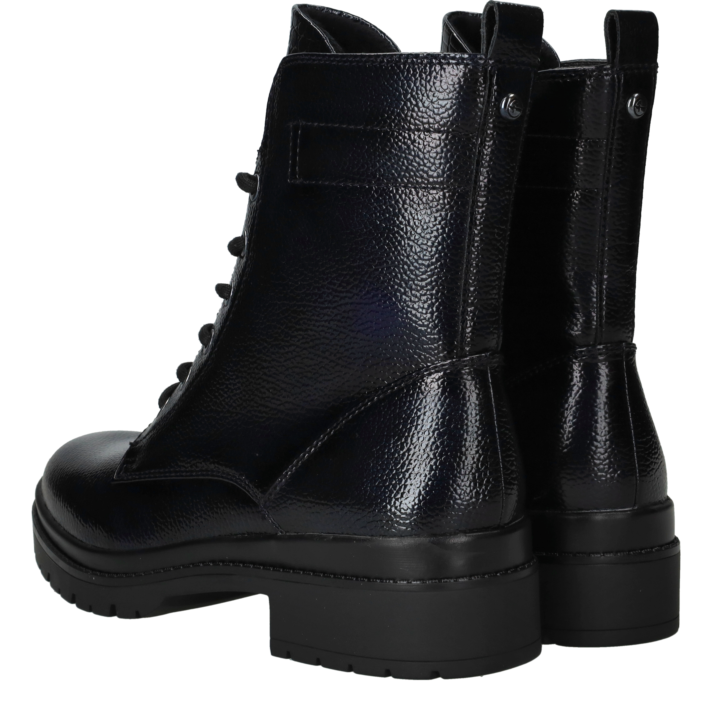 Tamaris Veterboots Dames Blauw, veterboot voor dames – foto 3
