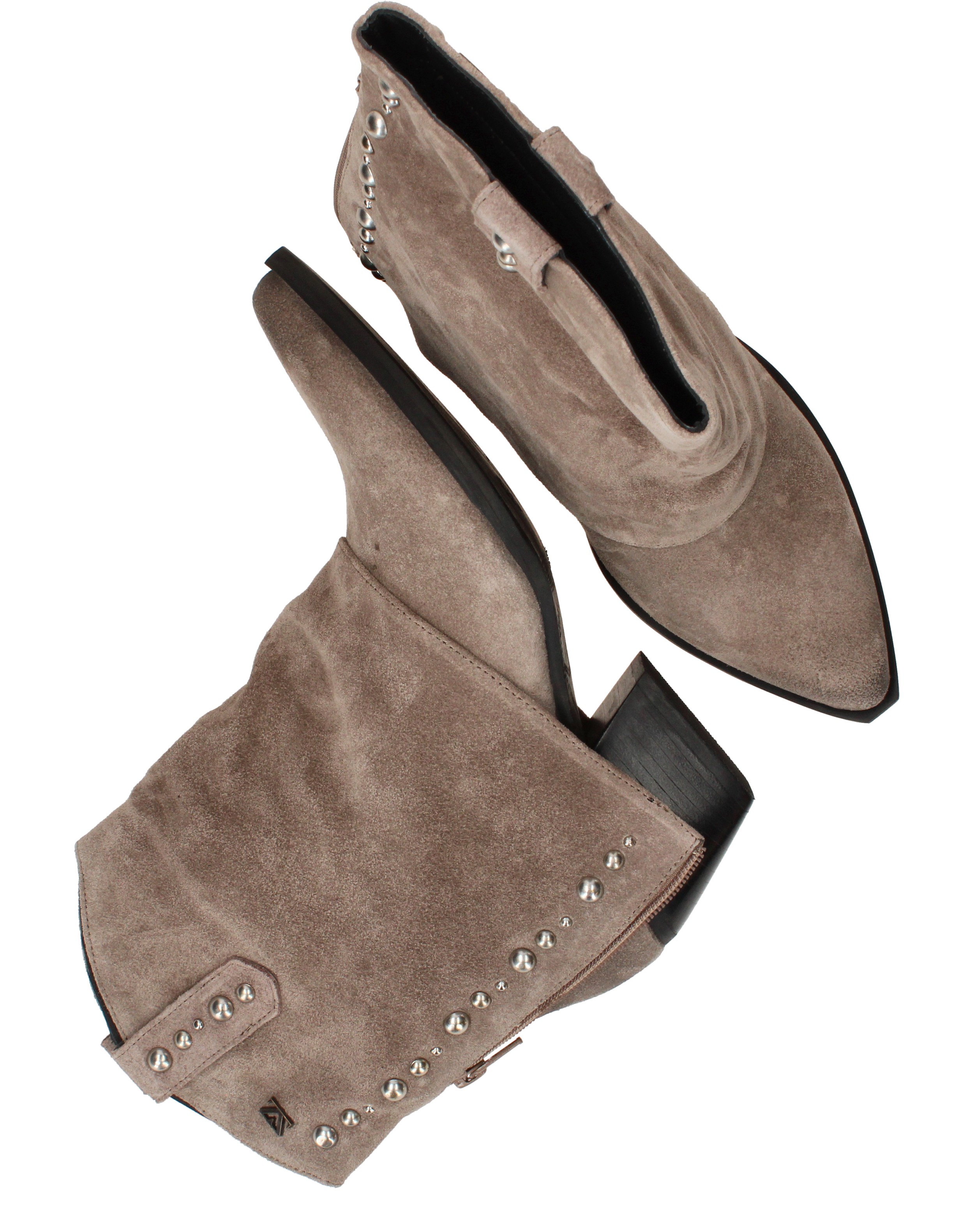 Lazamani Yara Sleeve Enkellaarsjes Heren Taupe, enkellaars voor heren – foto 4