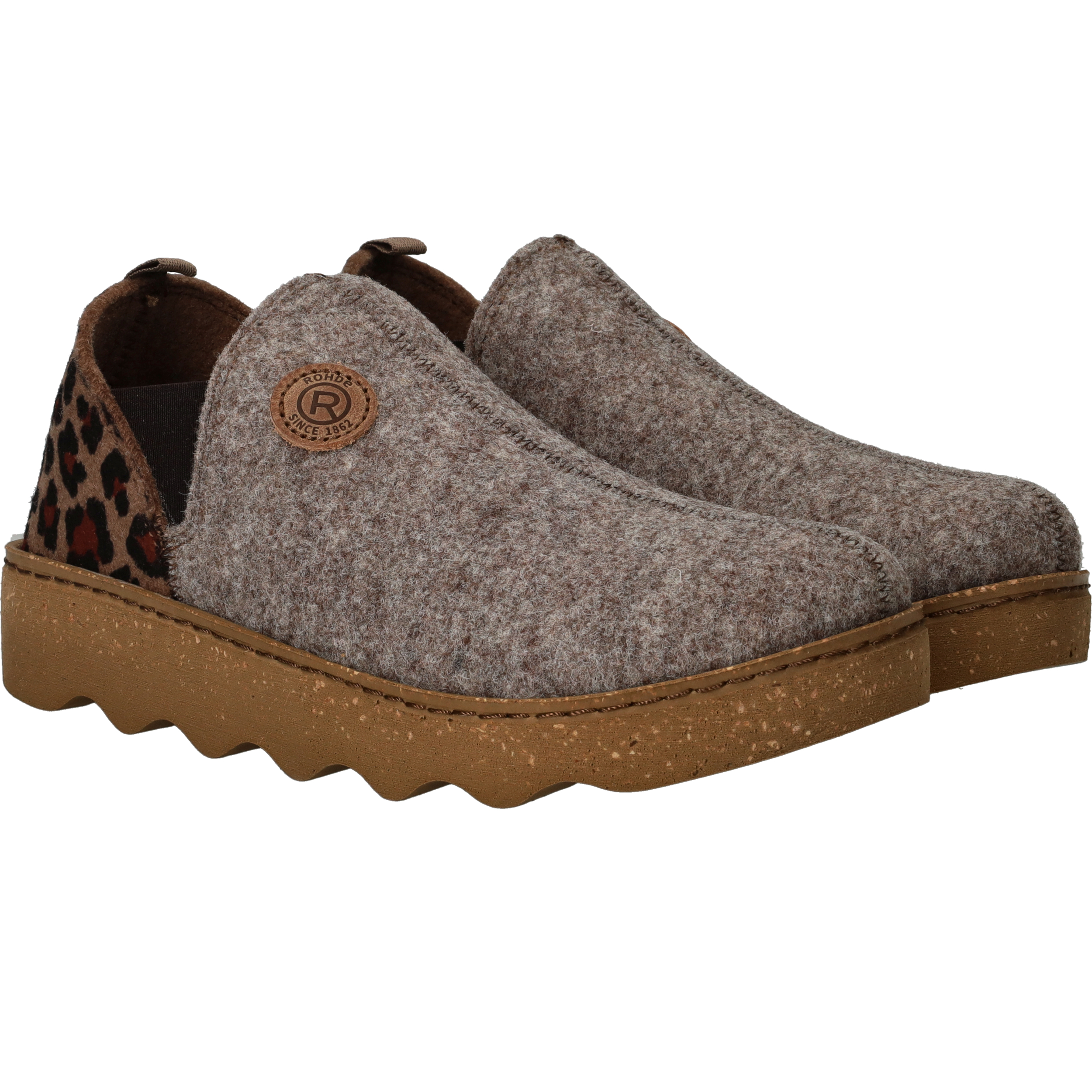 Rohde Pantoffels Dames Beige, pantoffel voor dames – foto 2