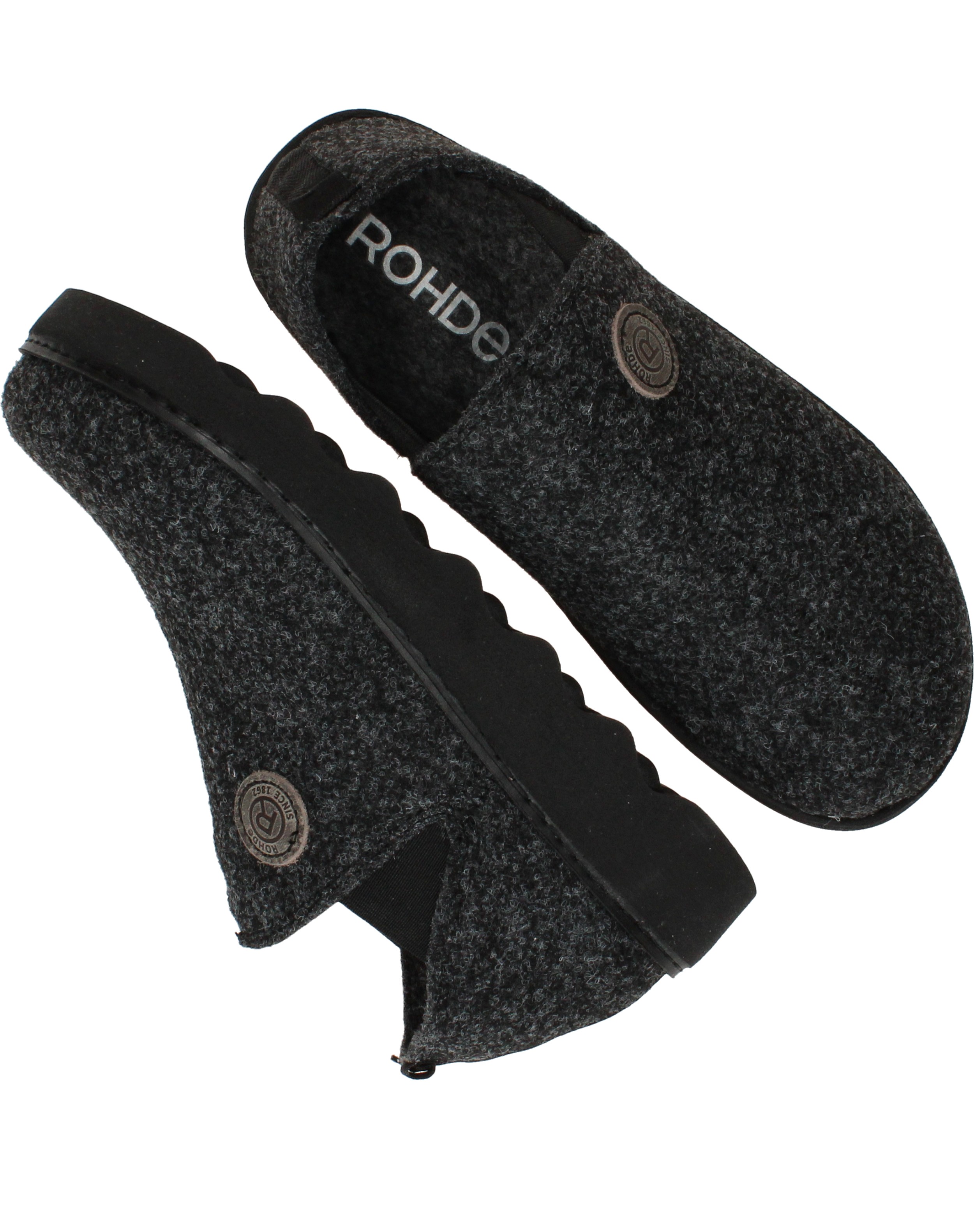 Rohde Pantoffels Dames Grijs, pantoffel voor dames – foto 8