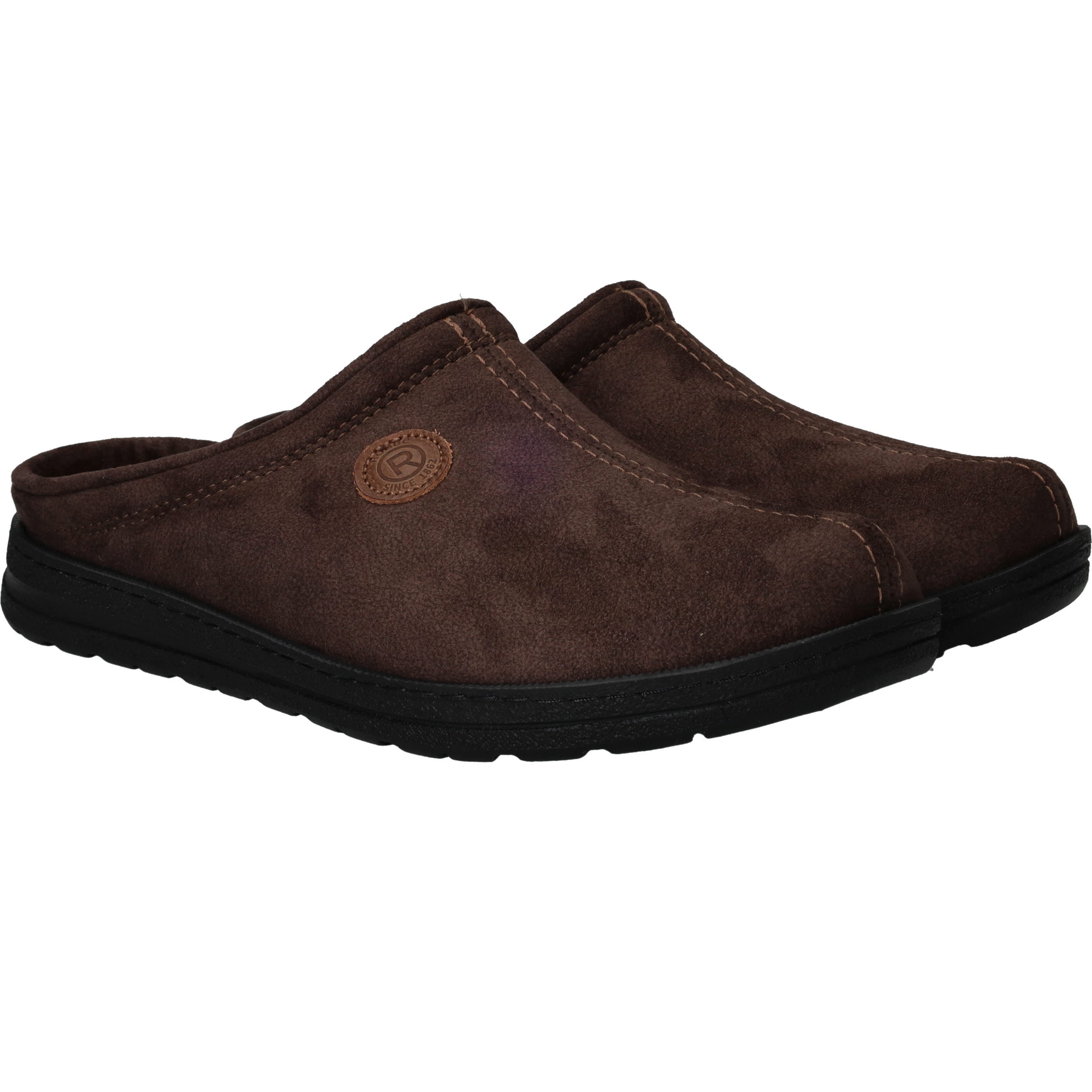 Rohde Pantoffels Heren Bruin, pantoffel voor heren – foto 2