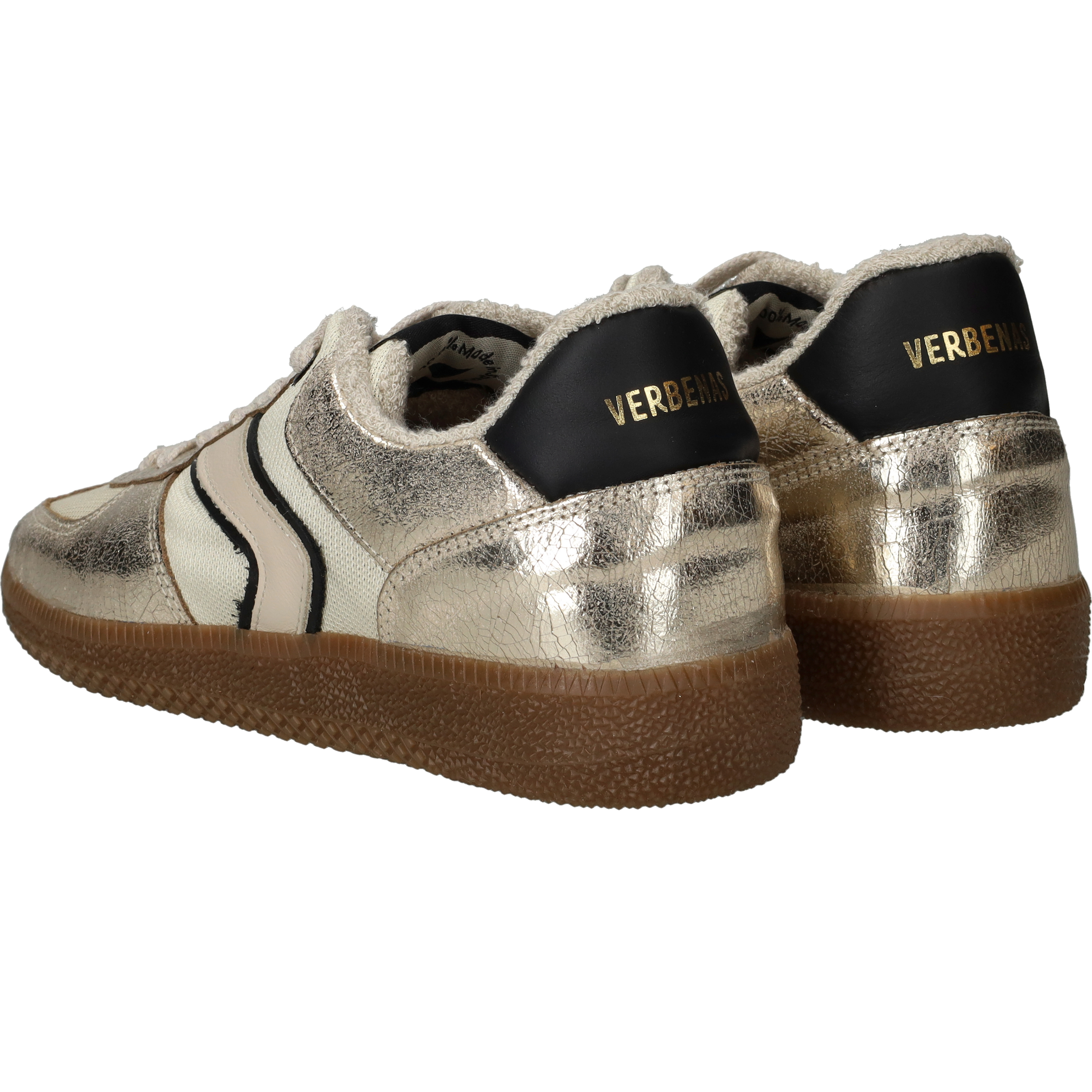 Verbenas Sora Sneakers Dames Goud, sneaker voor dames – foto 3