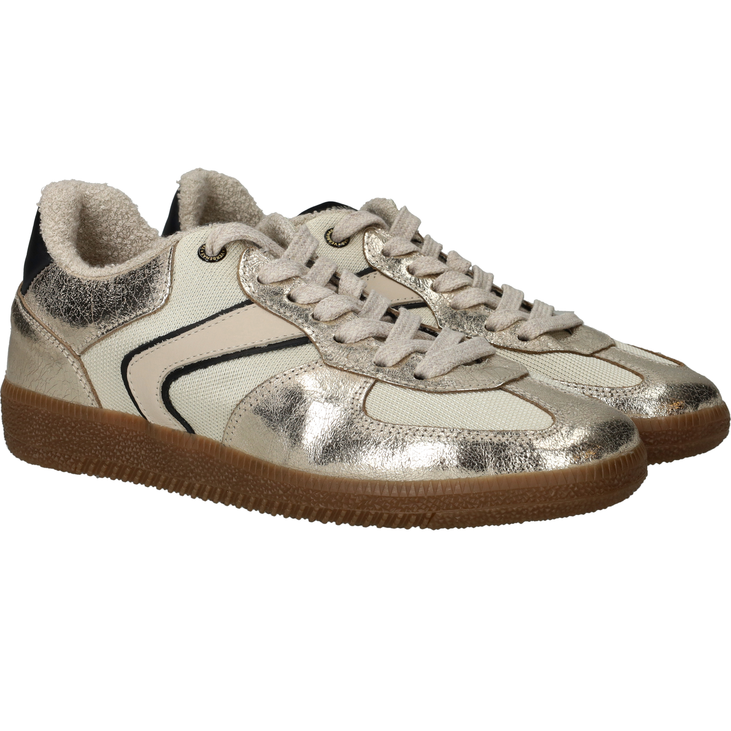 Verbenas Sora Sneakers Dames Goud, sneaker voor dames – foto 2