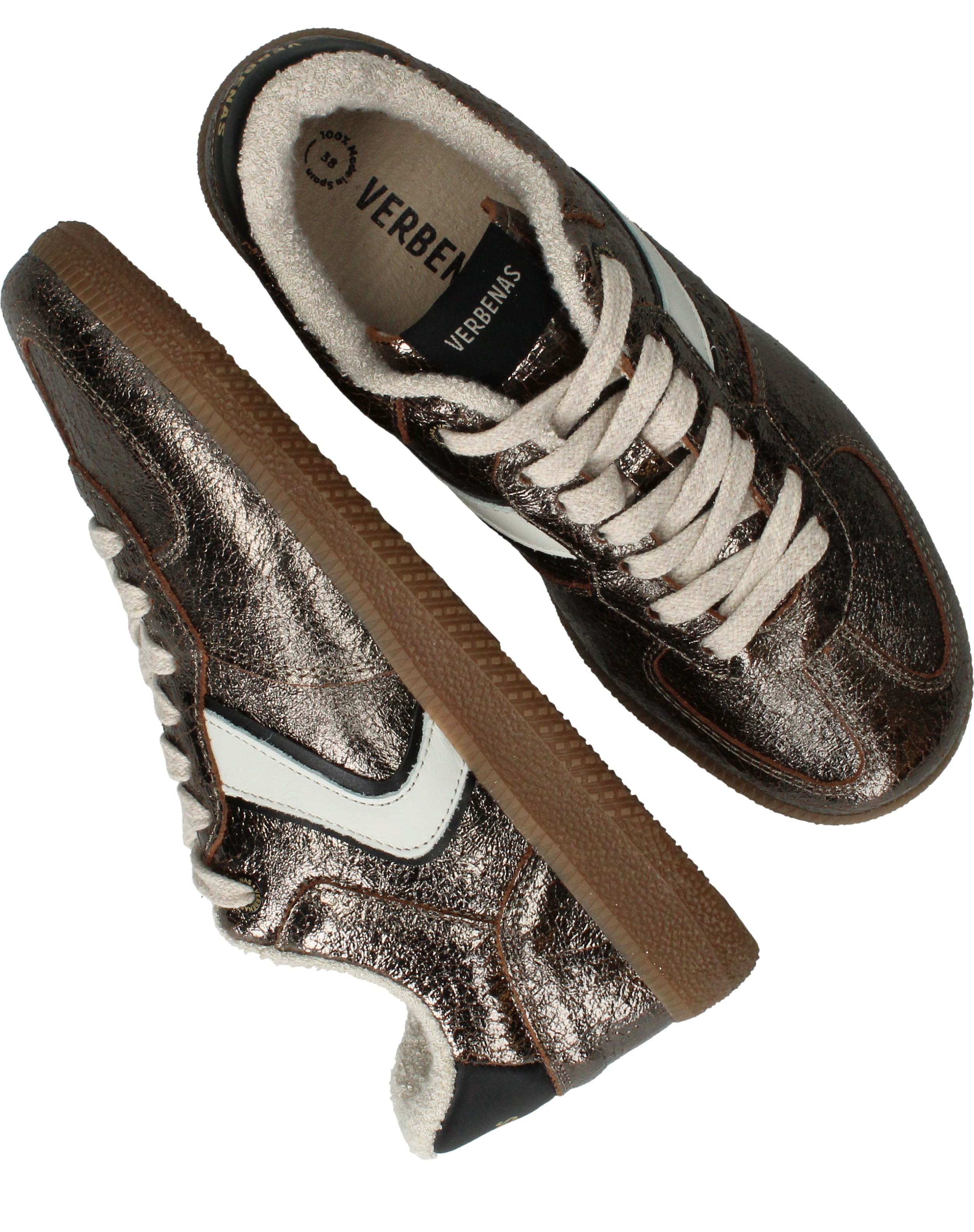 Verbenas Sora Sneakers Dames Grijs, sneaker voor dames – foto 4