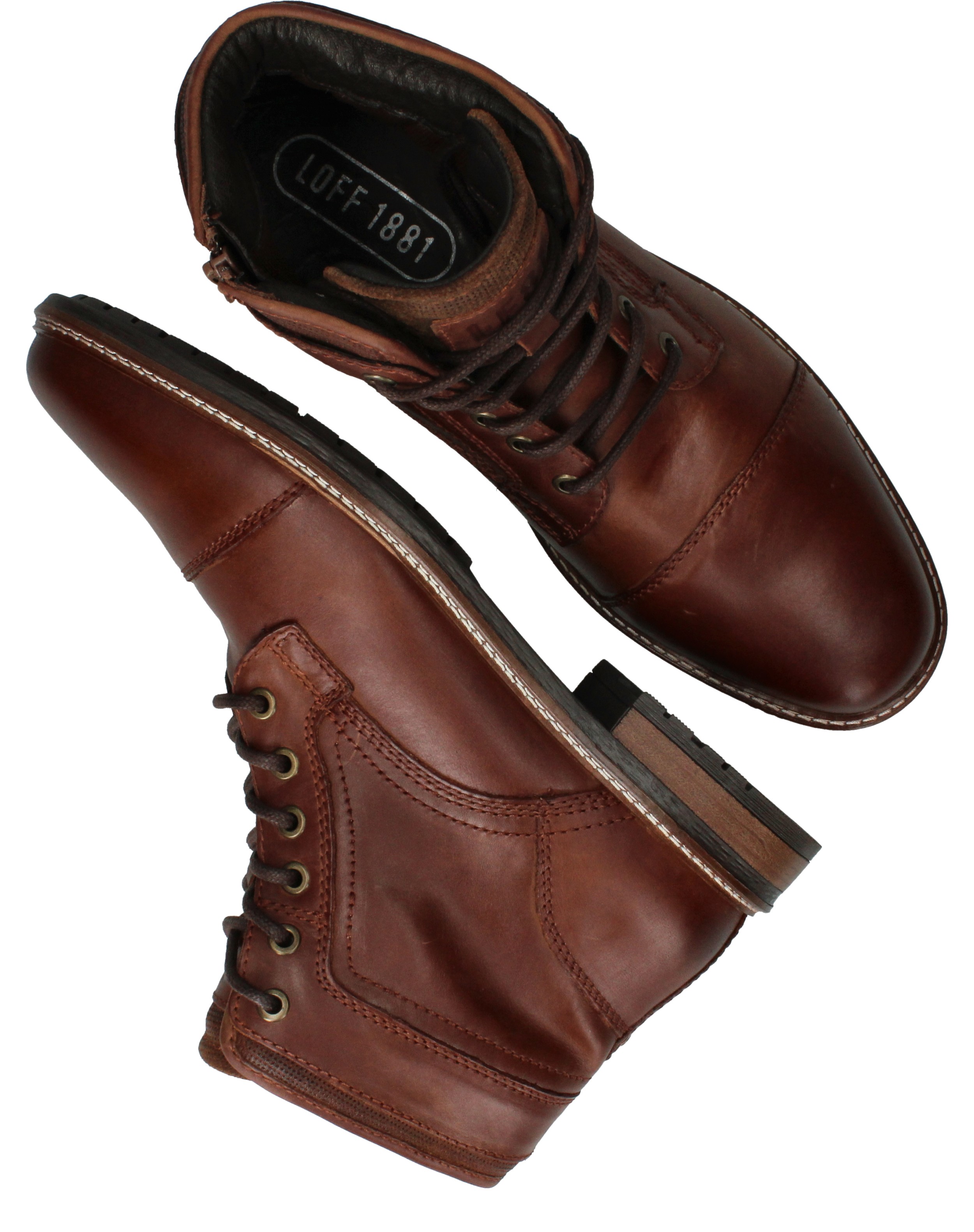 LOFF 1881 Veterboots Heren Cognac – foto 3
