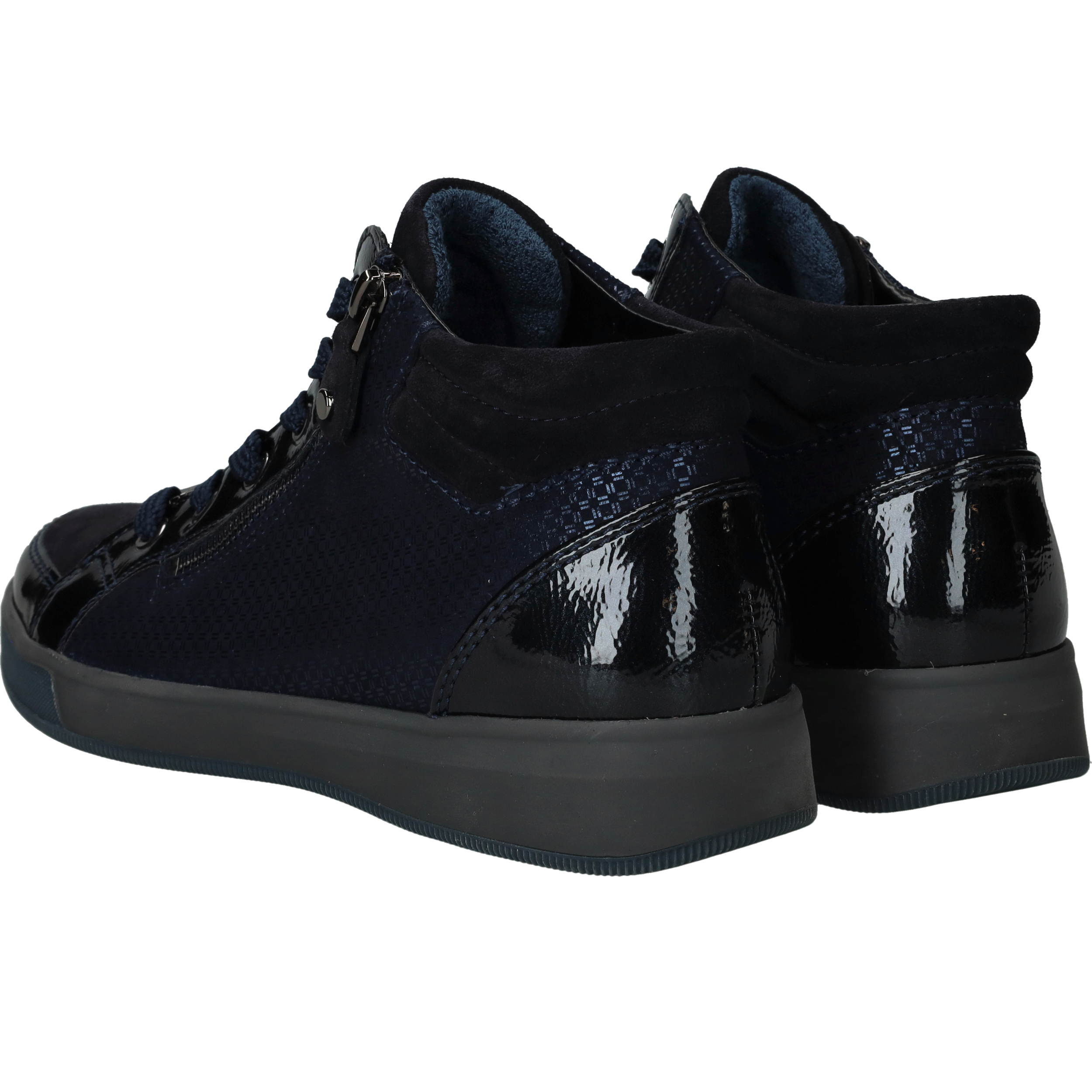 Ara OM-ST-HIGH-SOFT Veterschoenen Dames Blauw, veterschoen voor dames – foto 3