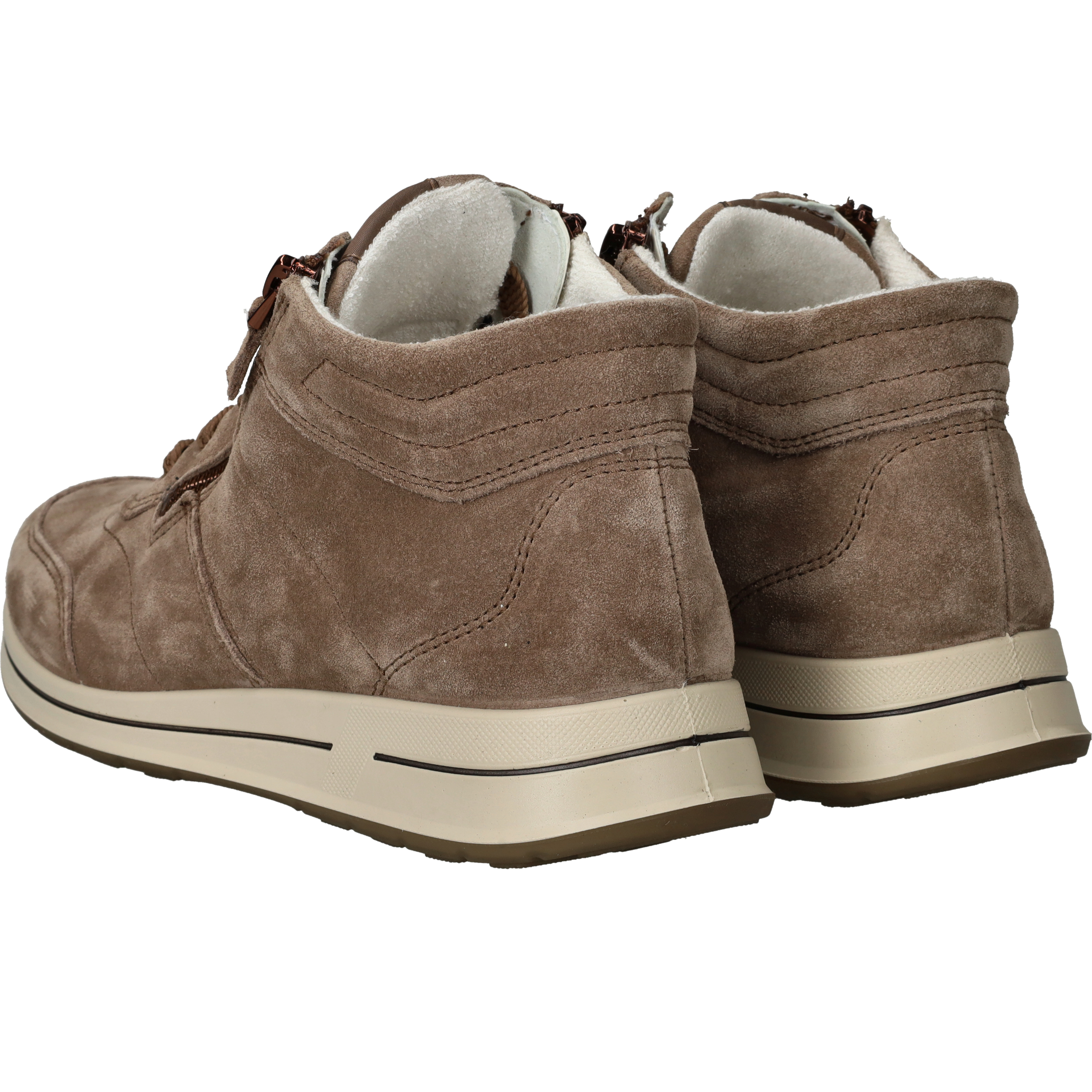 Ara Osaka 2.0 Veterschoenen Taupe Dames | Durlinger.com