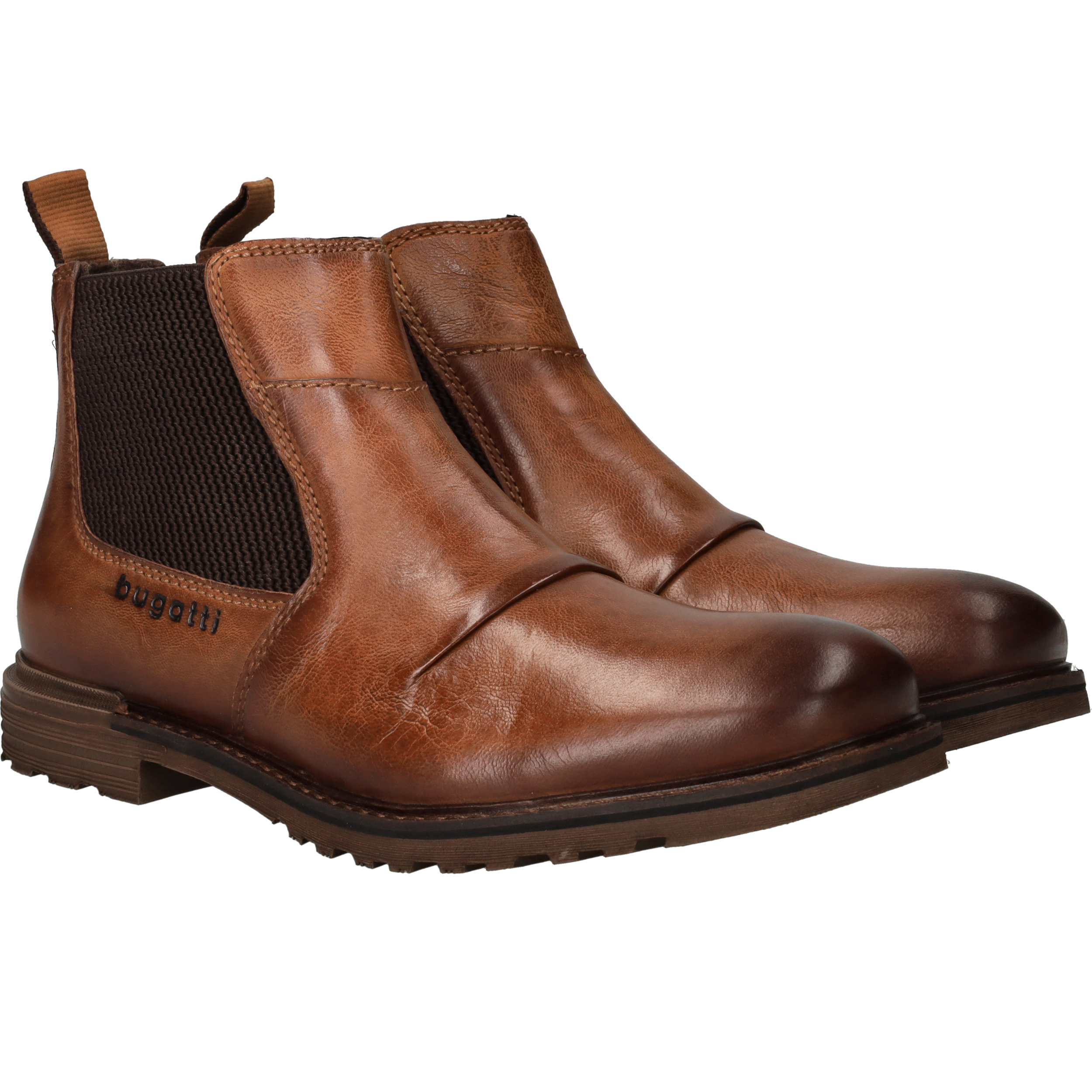 Bugatti Chelseaboots Cognac, chelsea boot voor unisex – foto 2