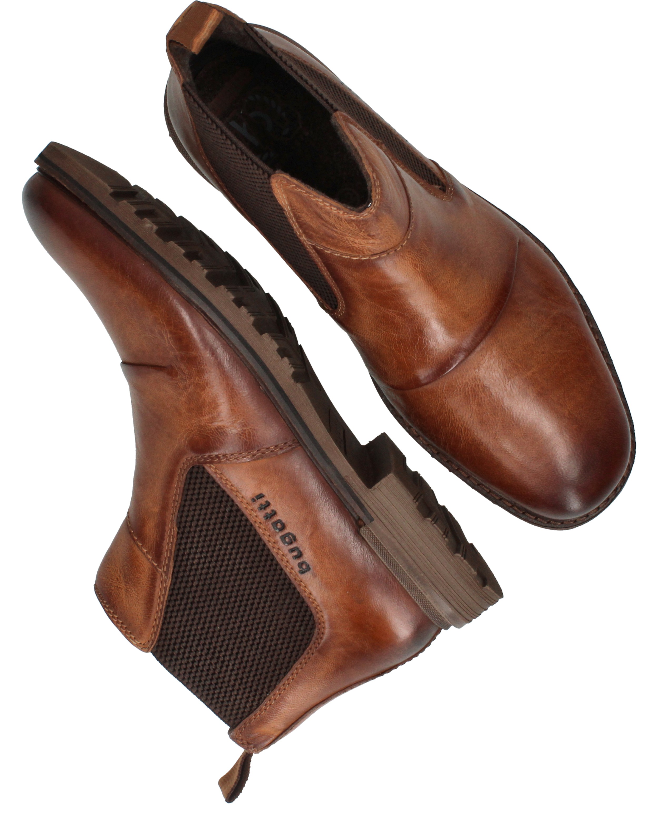 Bugatti Chelseaboots Cognac, chelsea boot voor unisex – foto 4