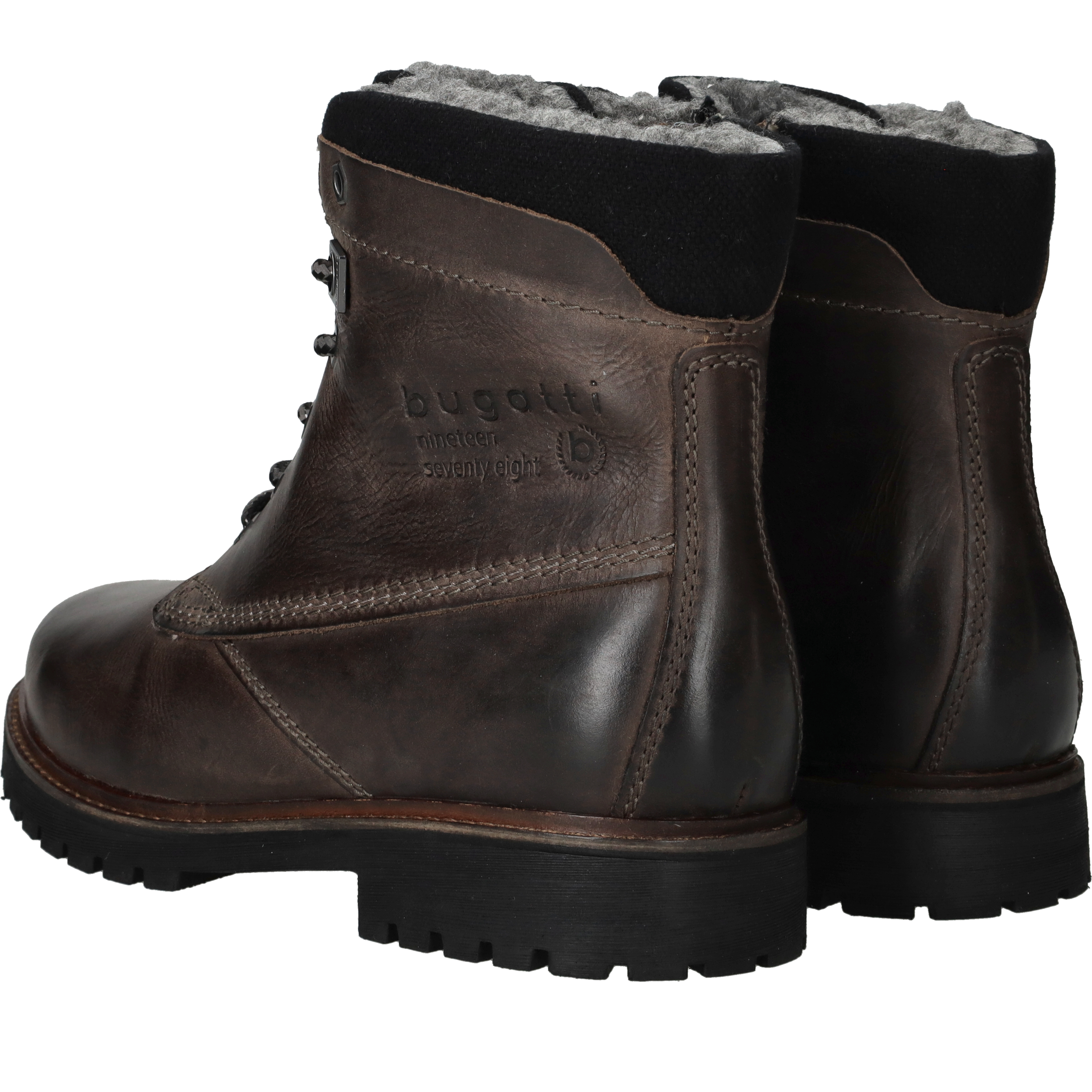 Bugatti Veterboots Grijs, veterboot voor unisex – foto 3