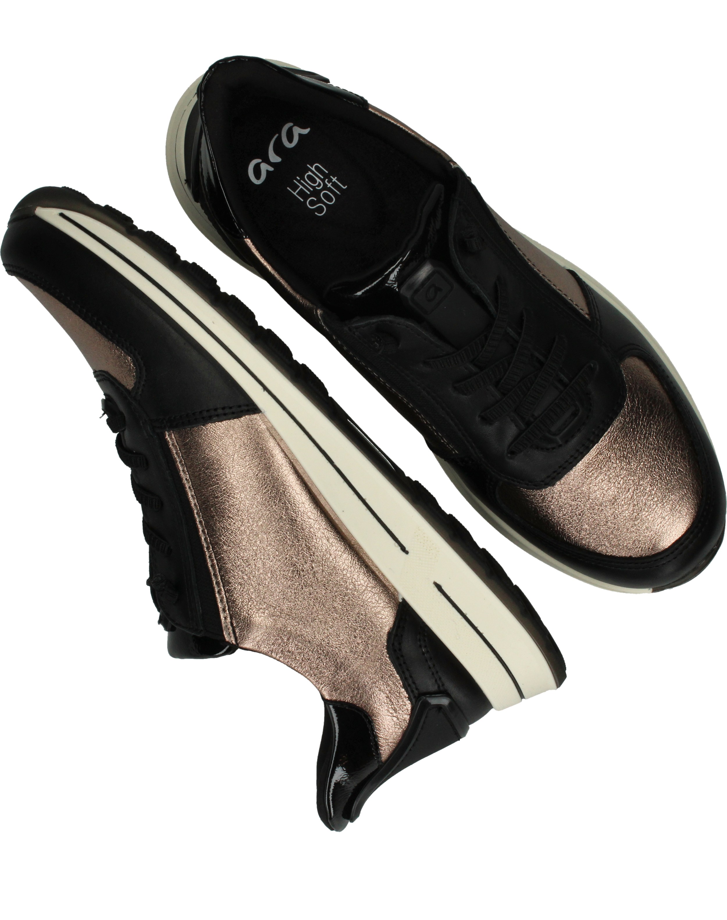 Ara Osaka 2.0 Sneakers Dames Goud – foto 3
