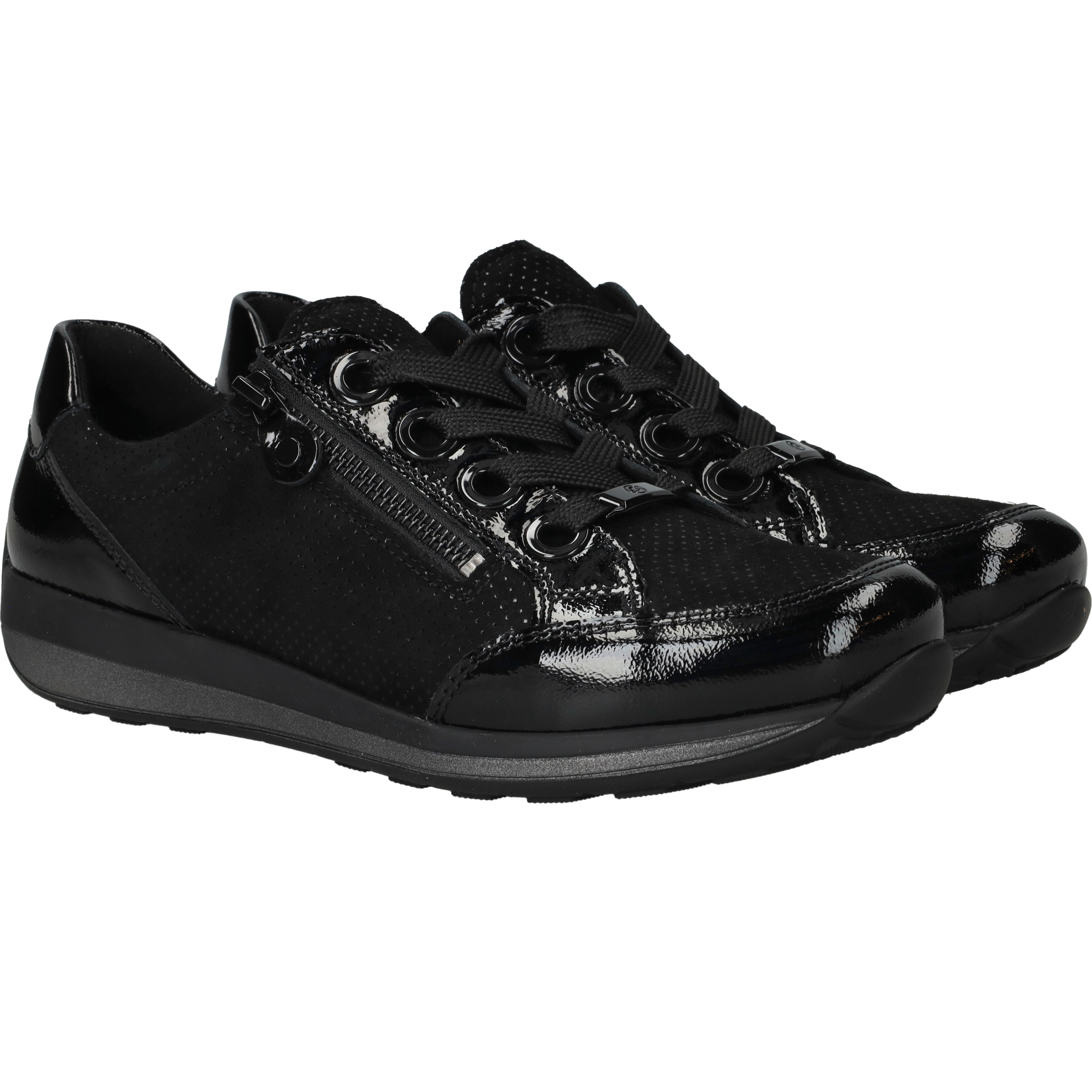 Ara Osaka Highsoft Sneakers Dames Zwart, sneaker voor dames – foto 2