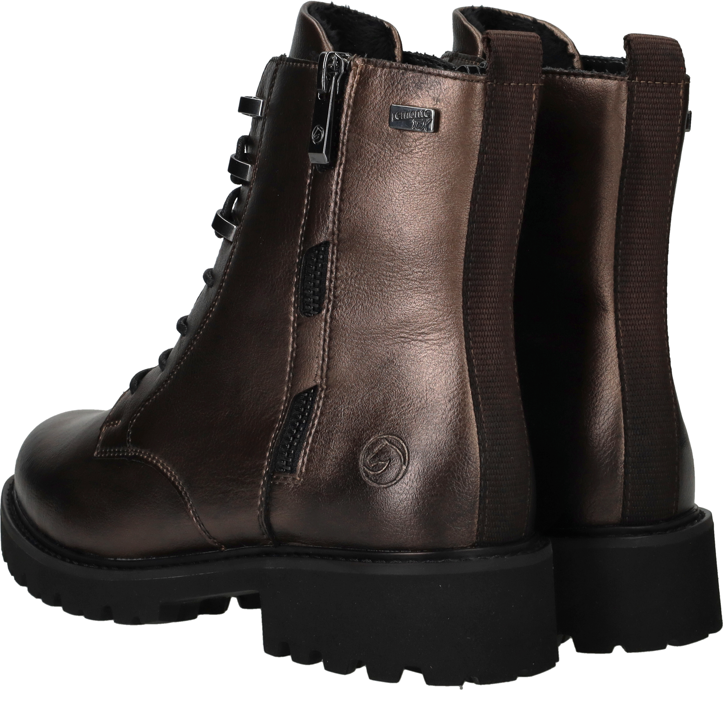 Remonte Veterboots Goud, veterboot voor unisex – foto 3