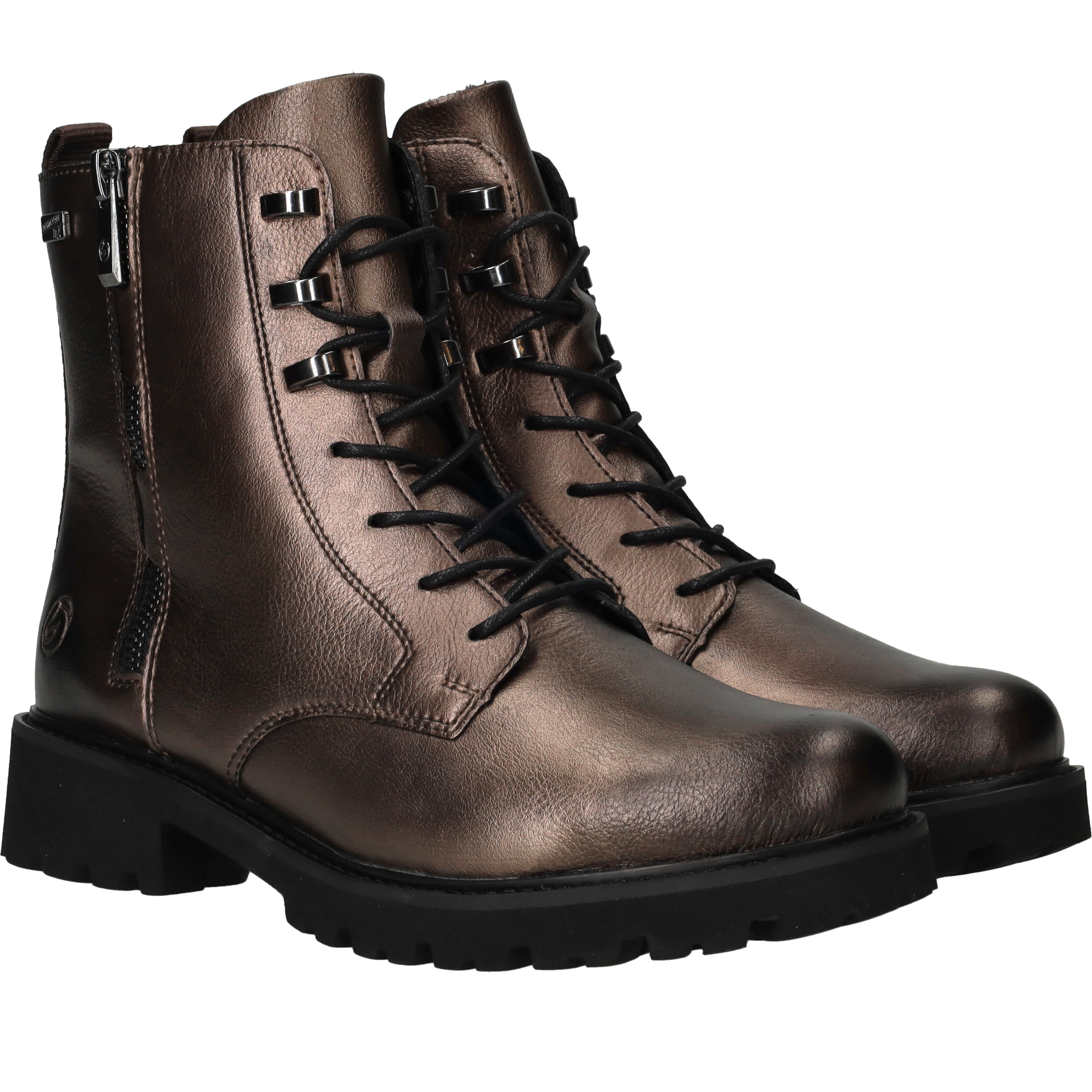 Remonte Veterboots Goud, veterboot voor unisex – foto 2
