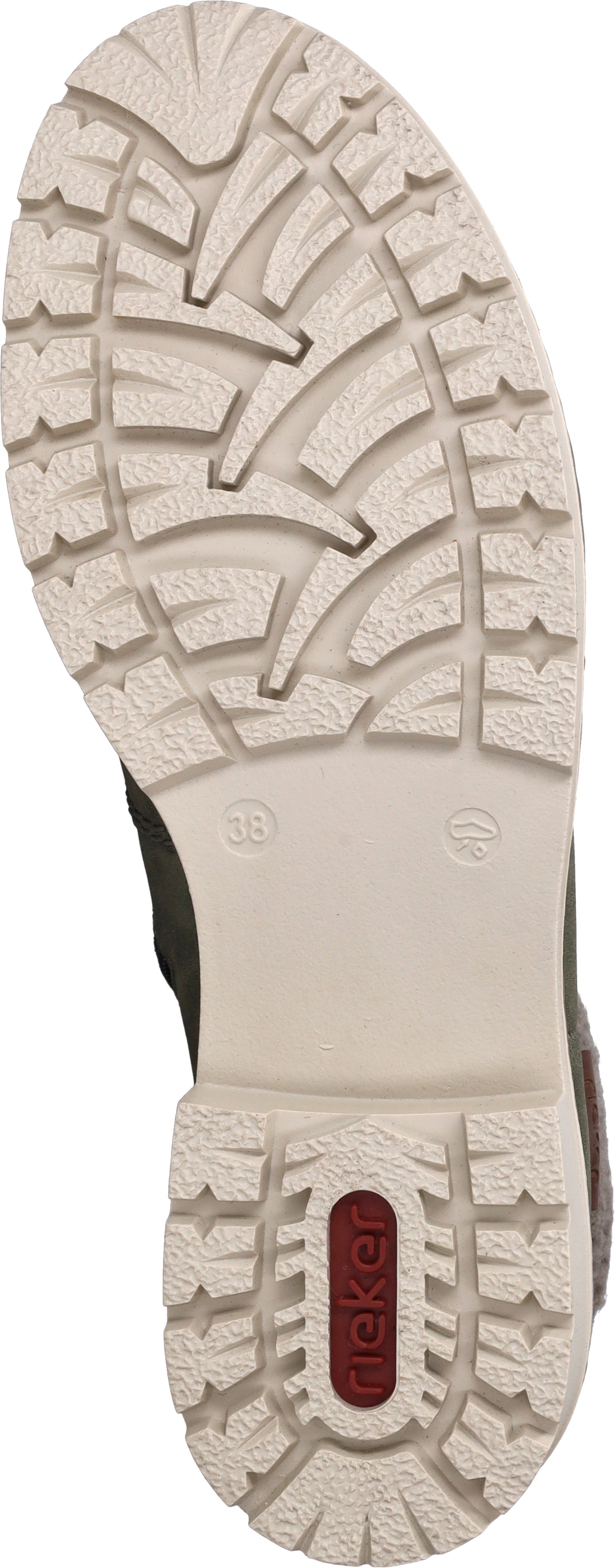 Rieker Veterboot Y9118-54 Groen Warm Gevoerd