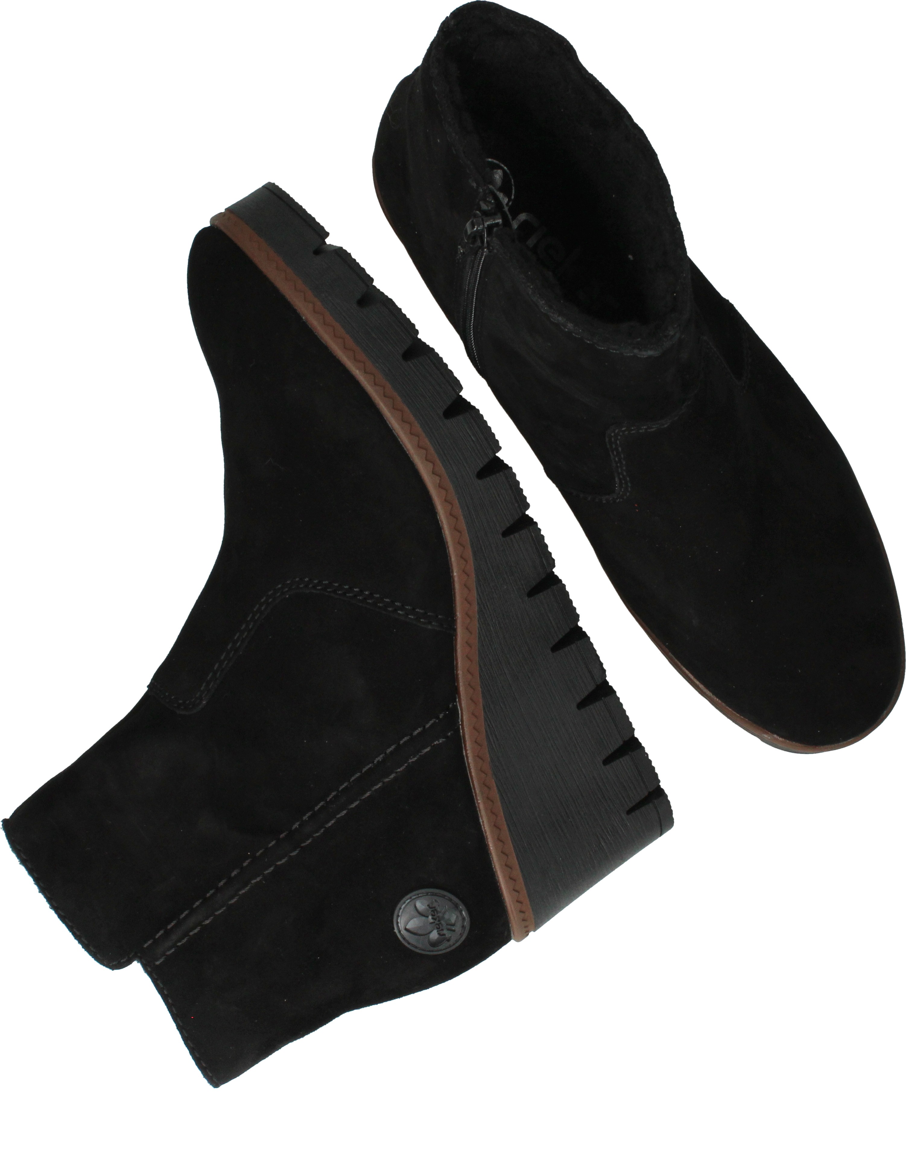 Rieker Boots Dames Zwart, enkellaars voor dames – foto 4