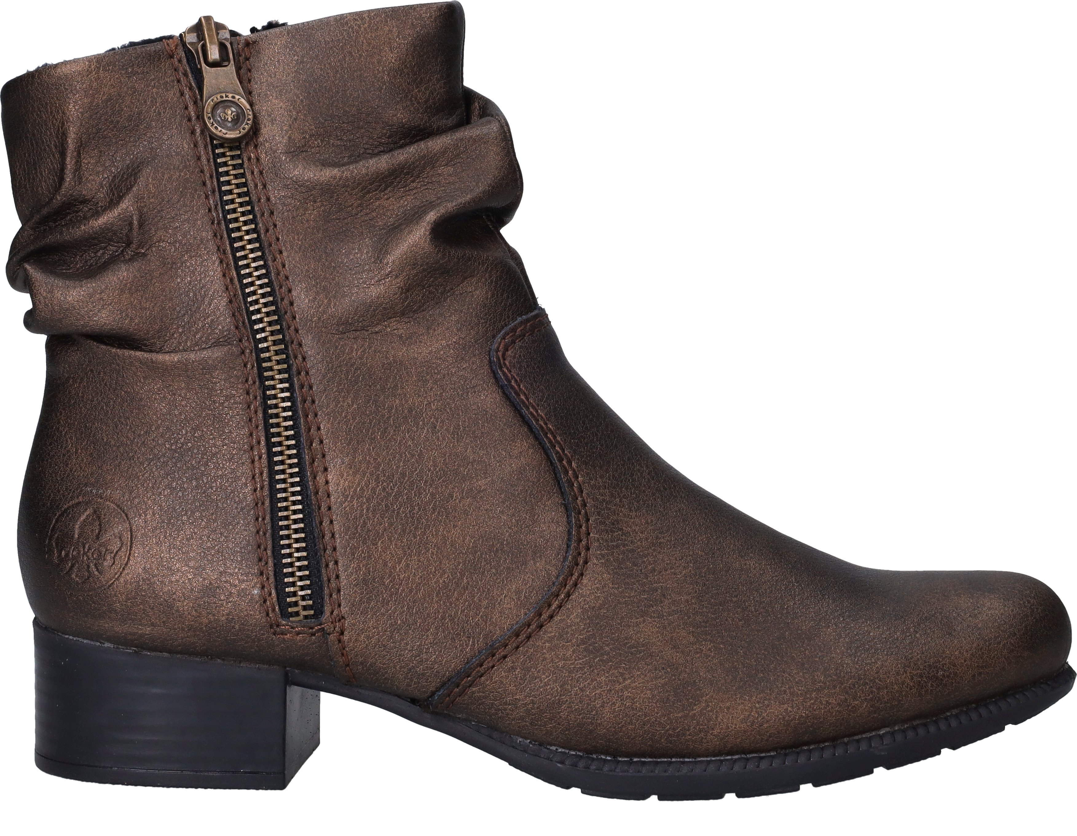 Rieker Enkellaarsjes Bruin