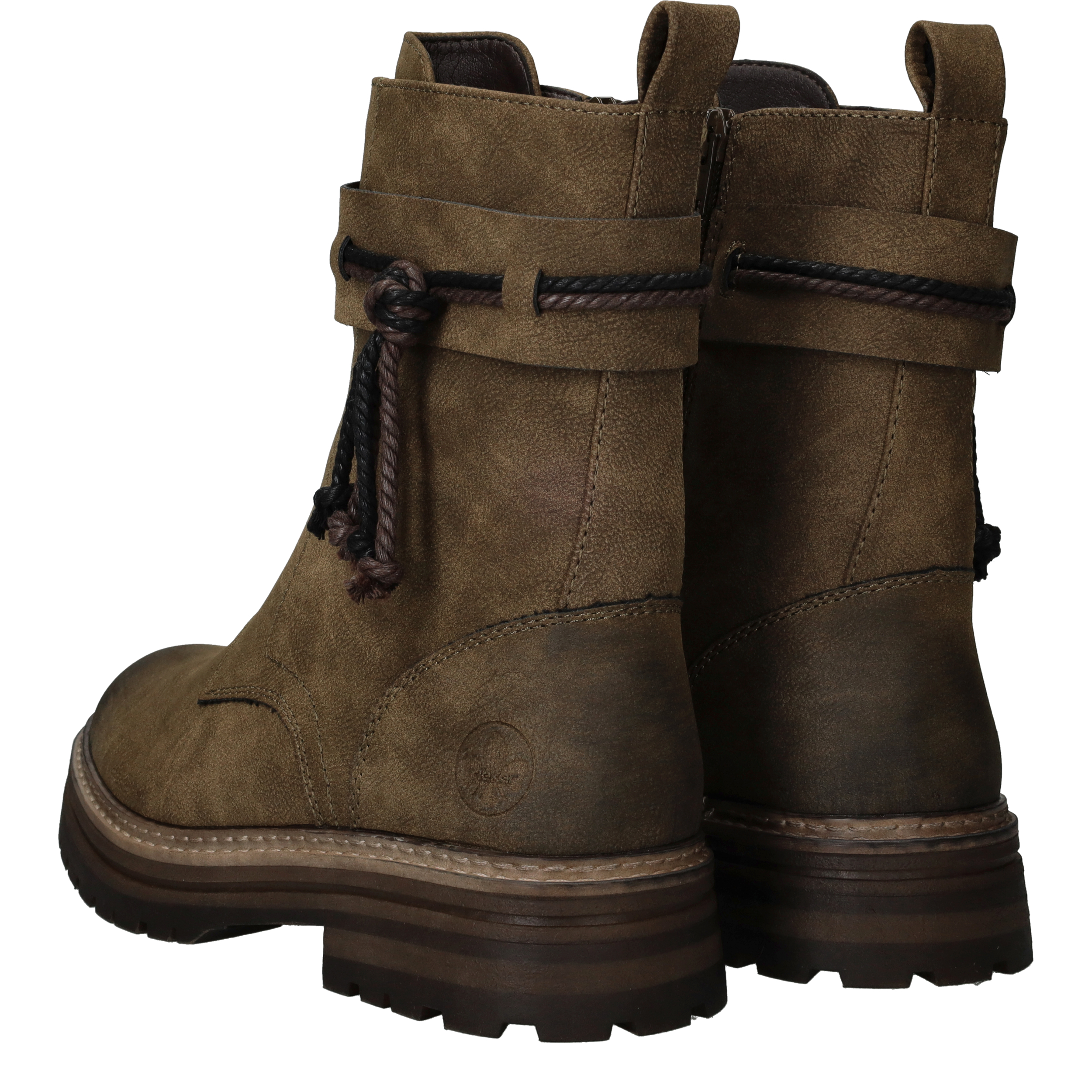 Rieker Boots Dames Groen, enkellaars voor dames – foto 3