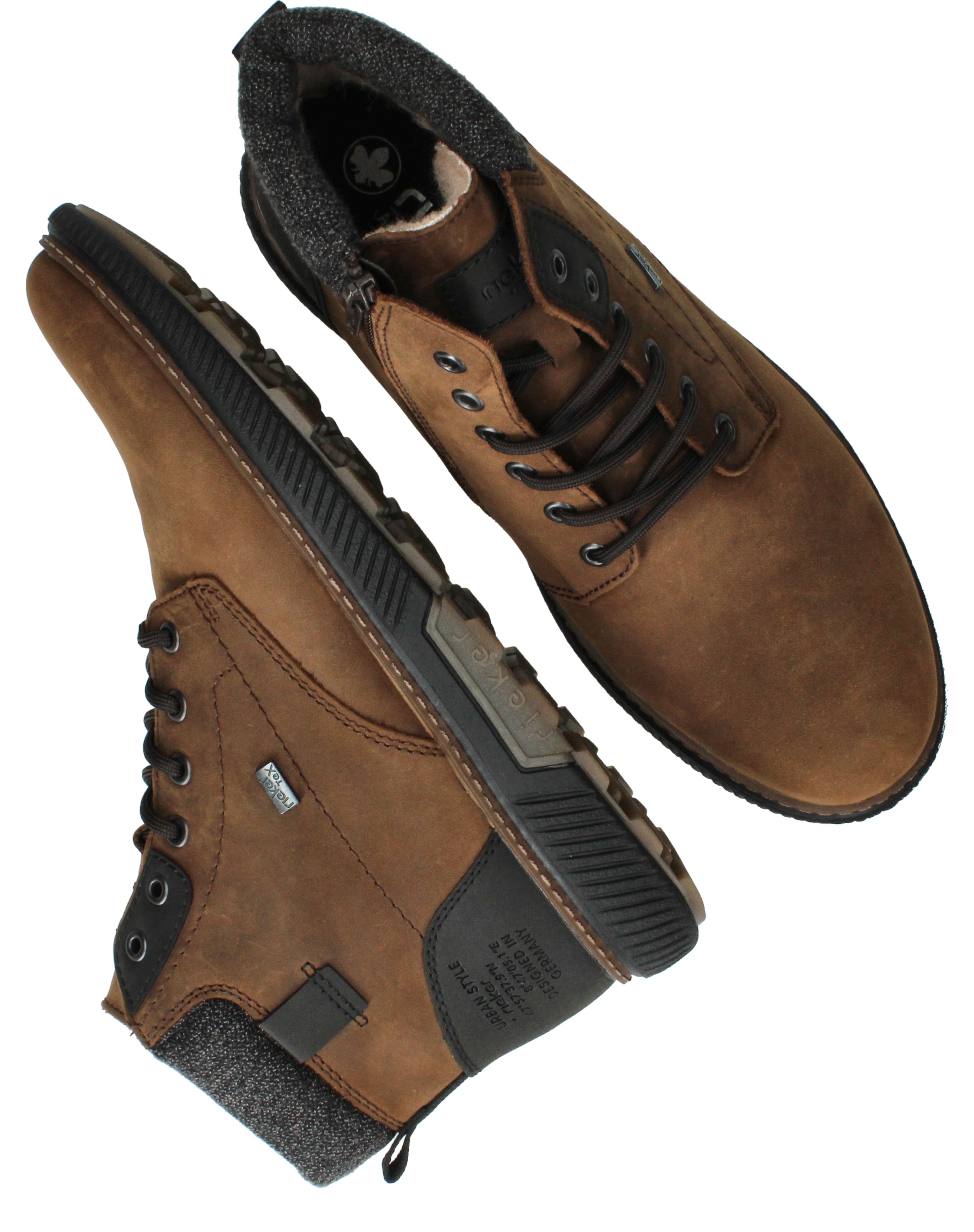 Rieker Veterboots Heren Bruin, veterboot voor heren – foto 4