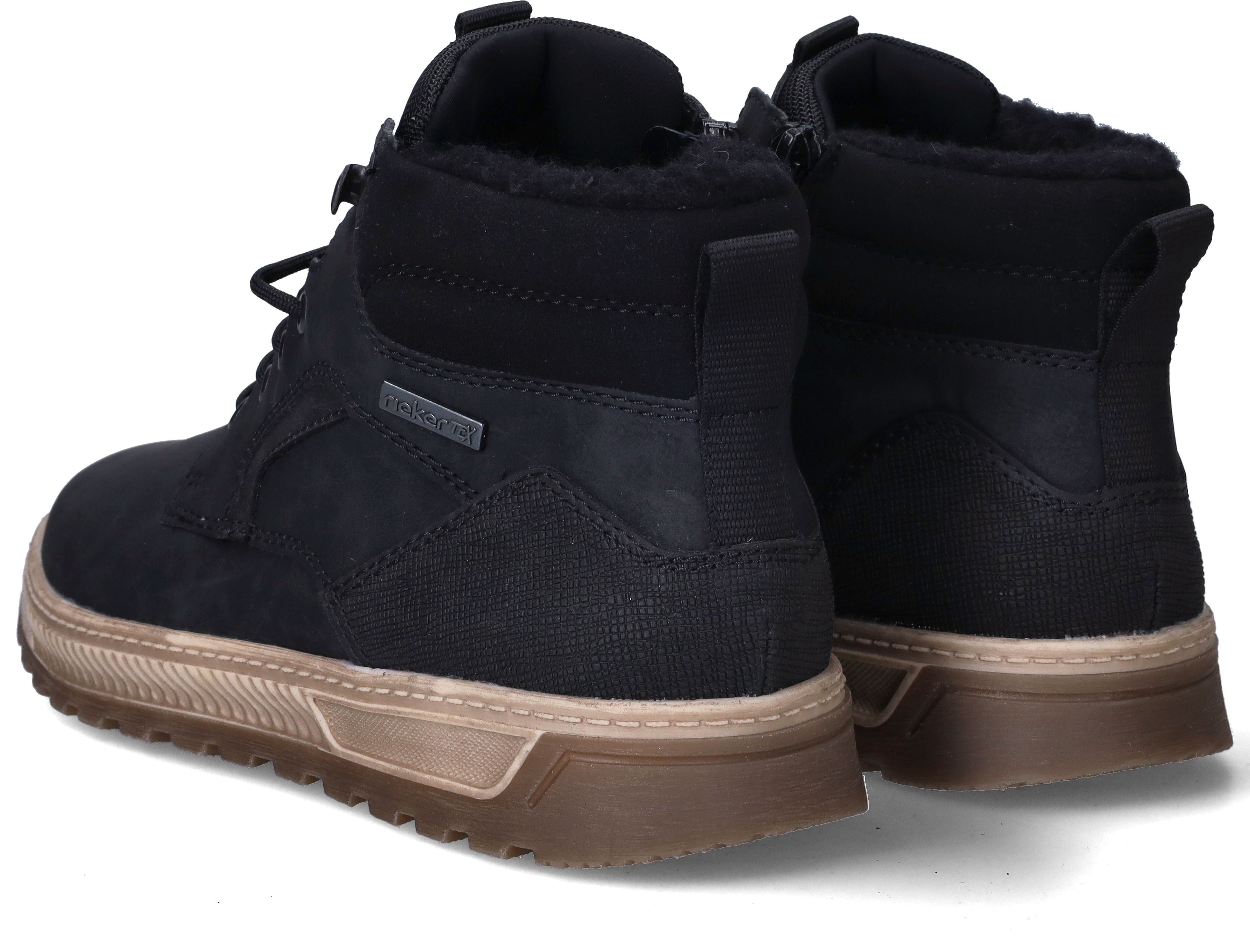 Rieker TEX Veterschoenen Zwart, veterschoen voor unisex – foto 3