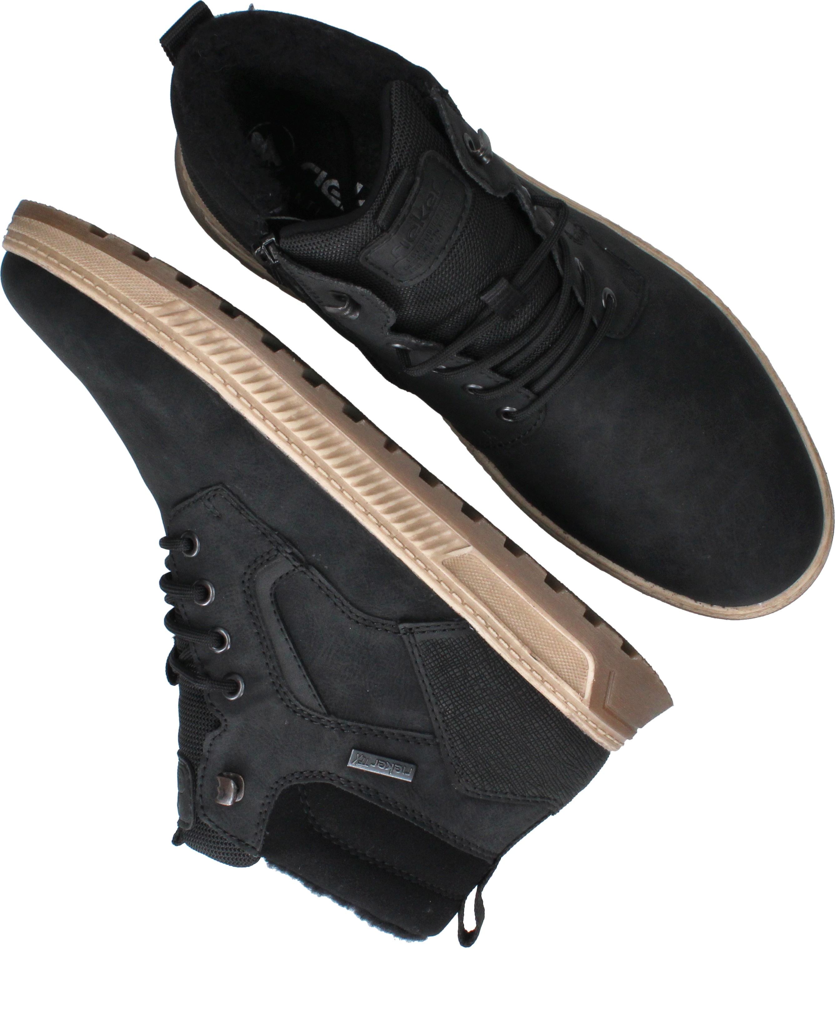 Rieker TEX Veterschoenen Zwart, veterschoen voor unisex – foto 4