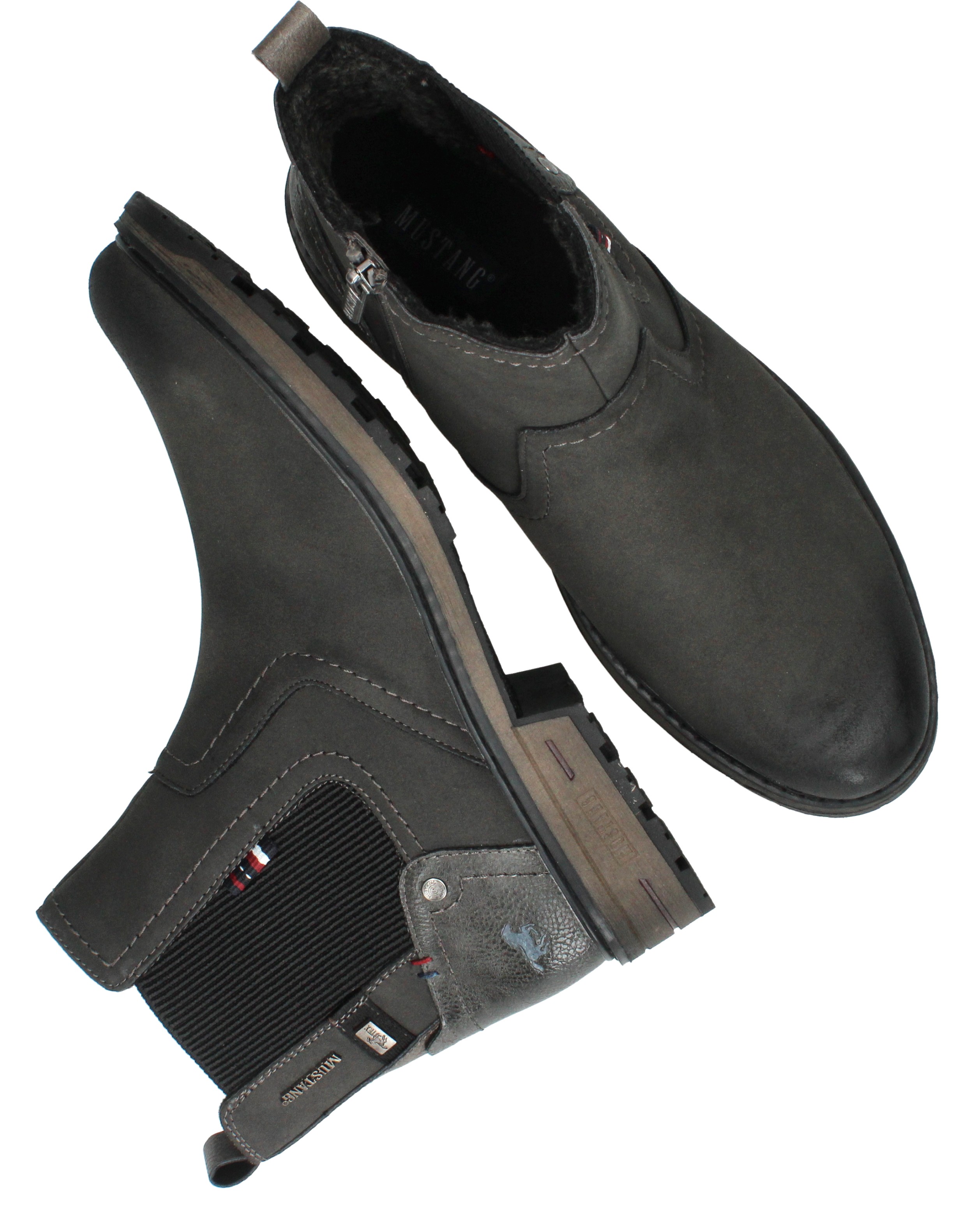 Mustang Chelseaboots Heren Zwart, chelsea boot voor heren – foto 4