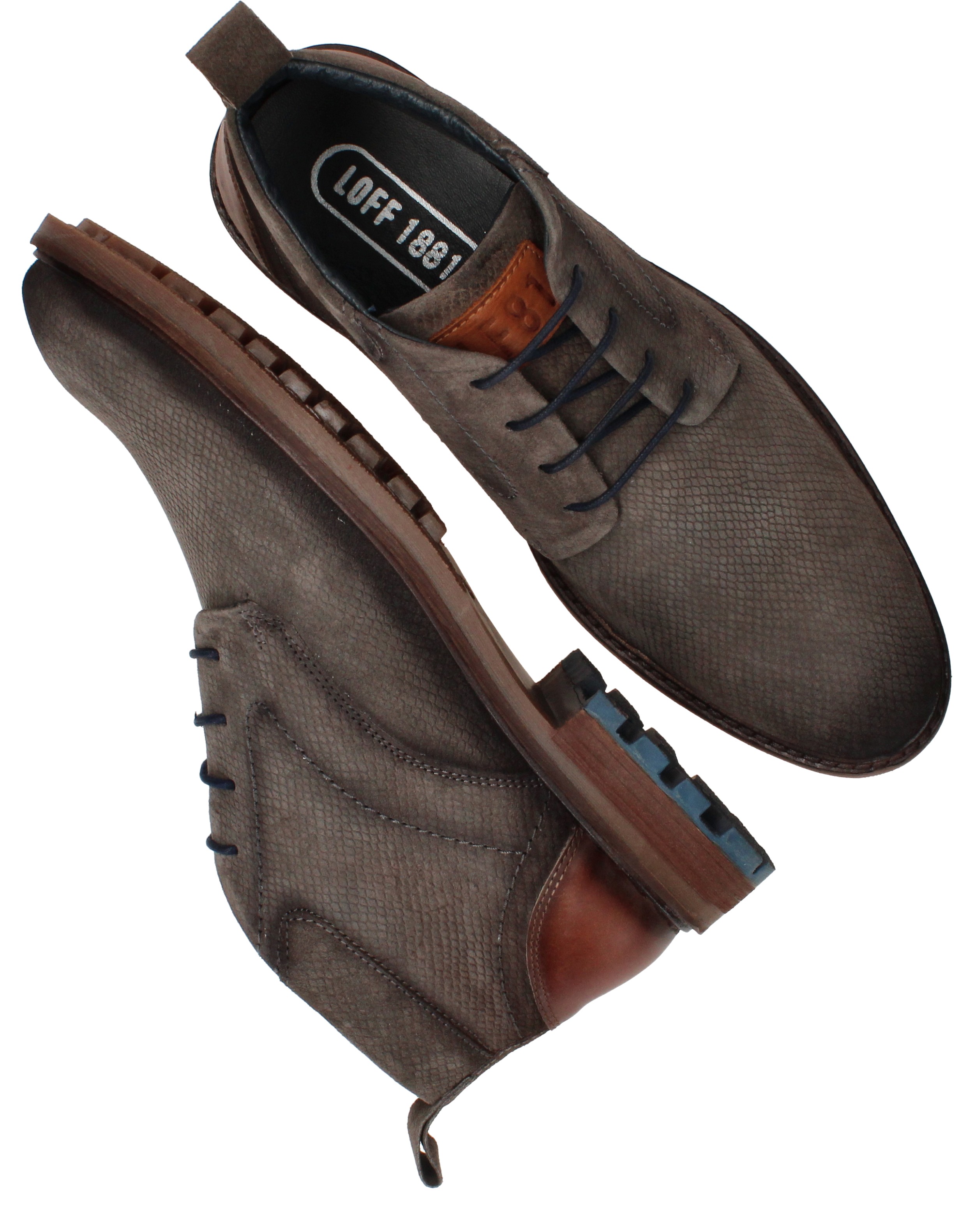 LOFF 1881 Veterschoenen Heren Grijs – foto 3
