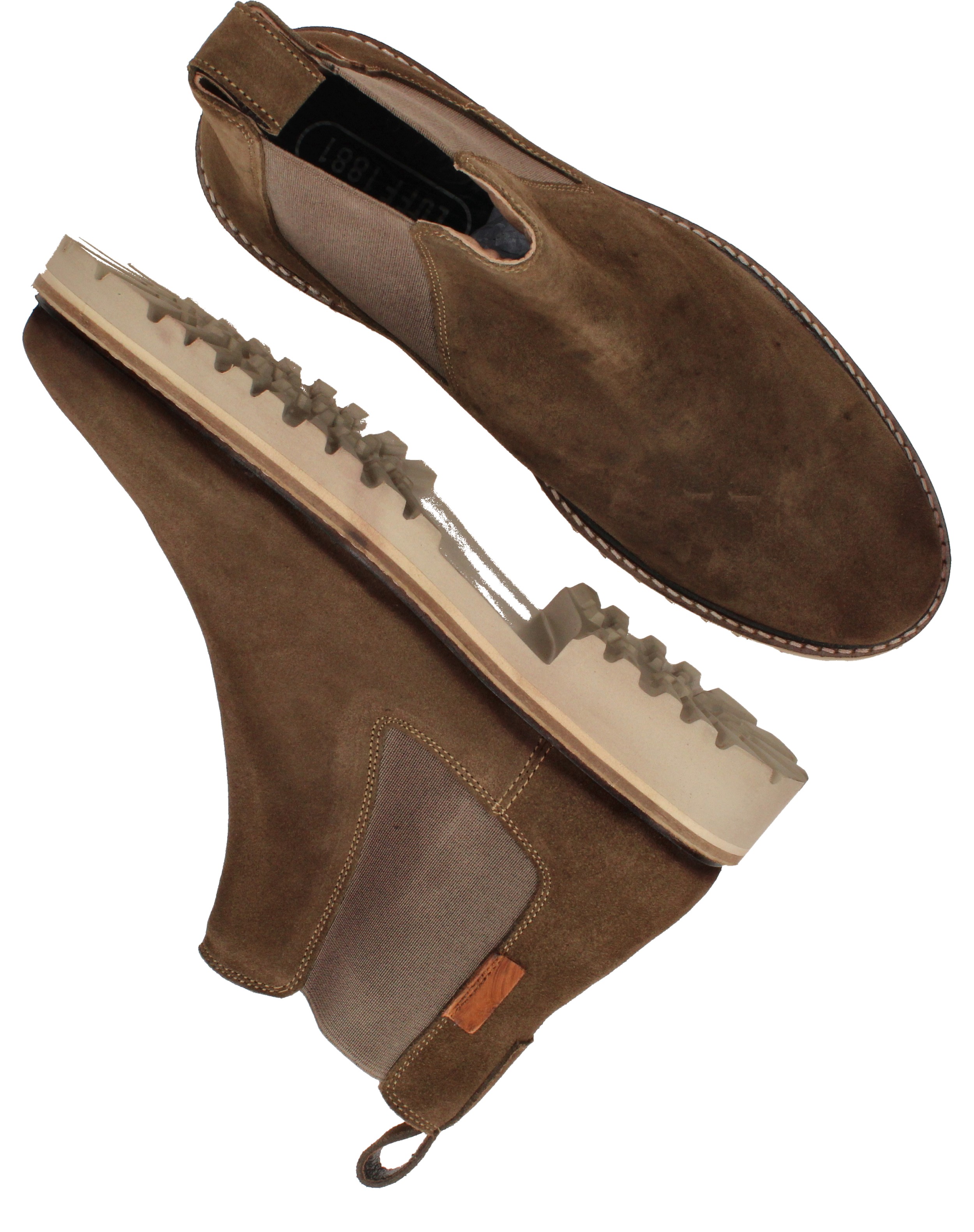 LOFF 1881 Chelseaboots Heren Bruin, chelsea boot voor heren – foto 4