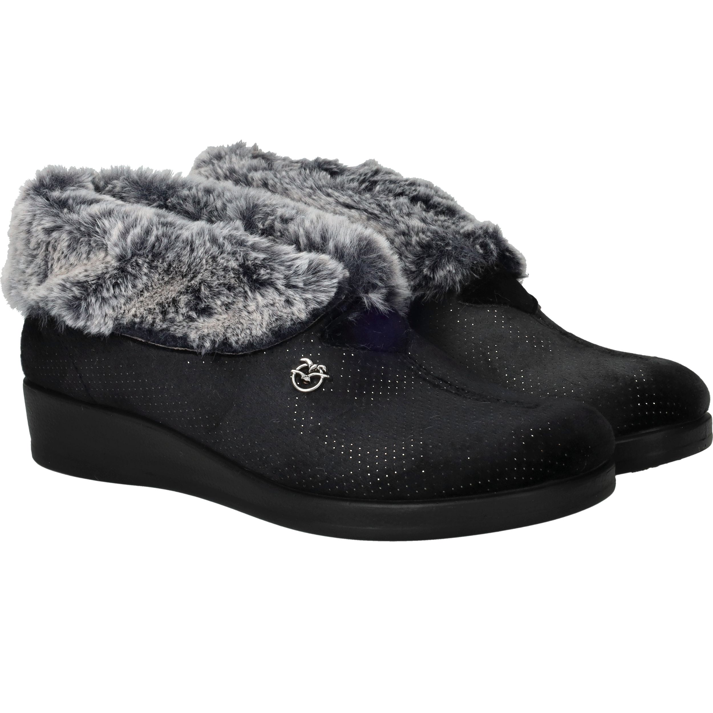 Belizia Pantoffels Dames Zwart